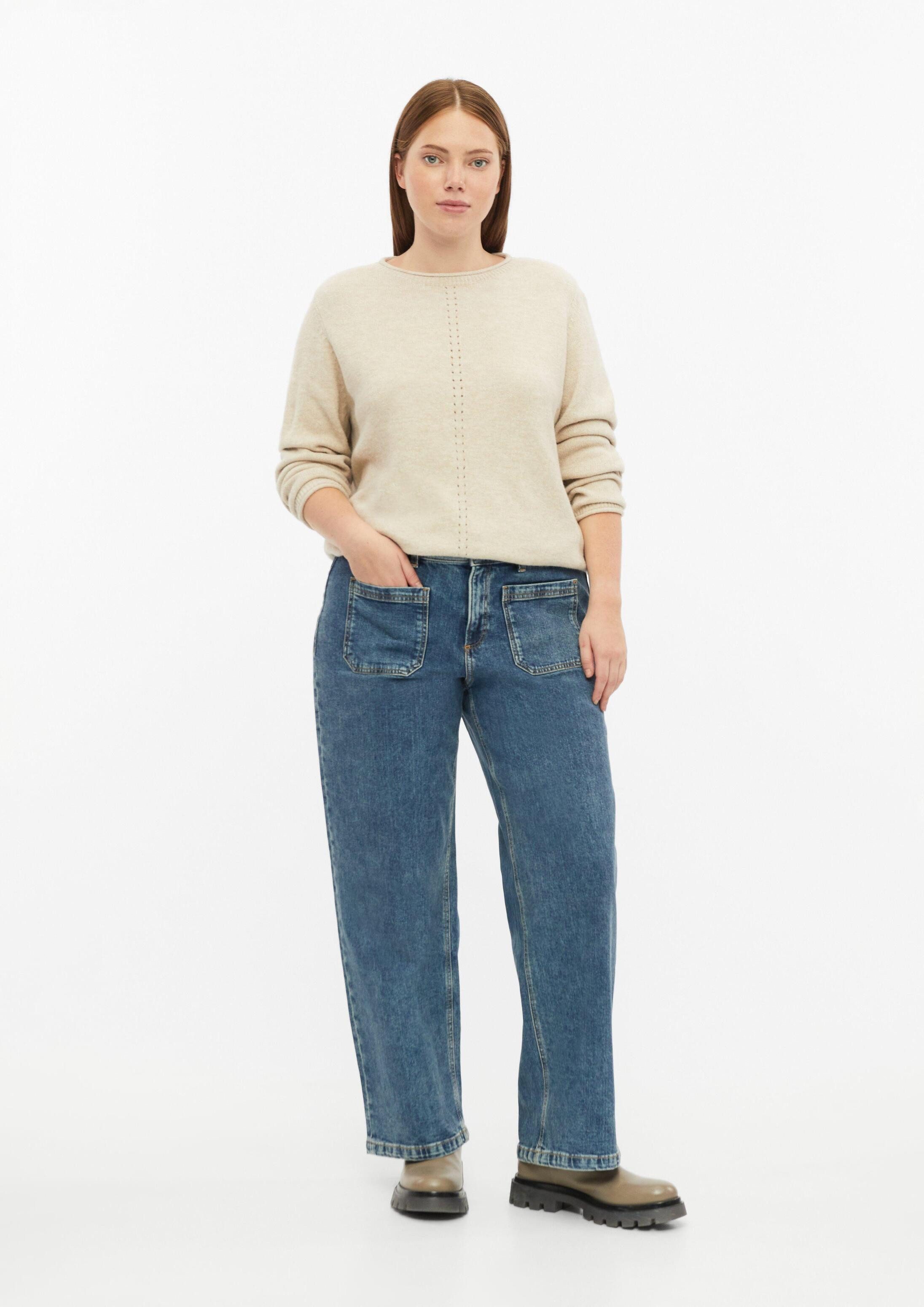 QS Weite Jeans Jeans-Hose Jeans Wide / Mid Rise / Wide Leg – Bild 5 von 5