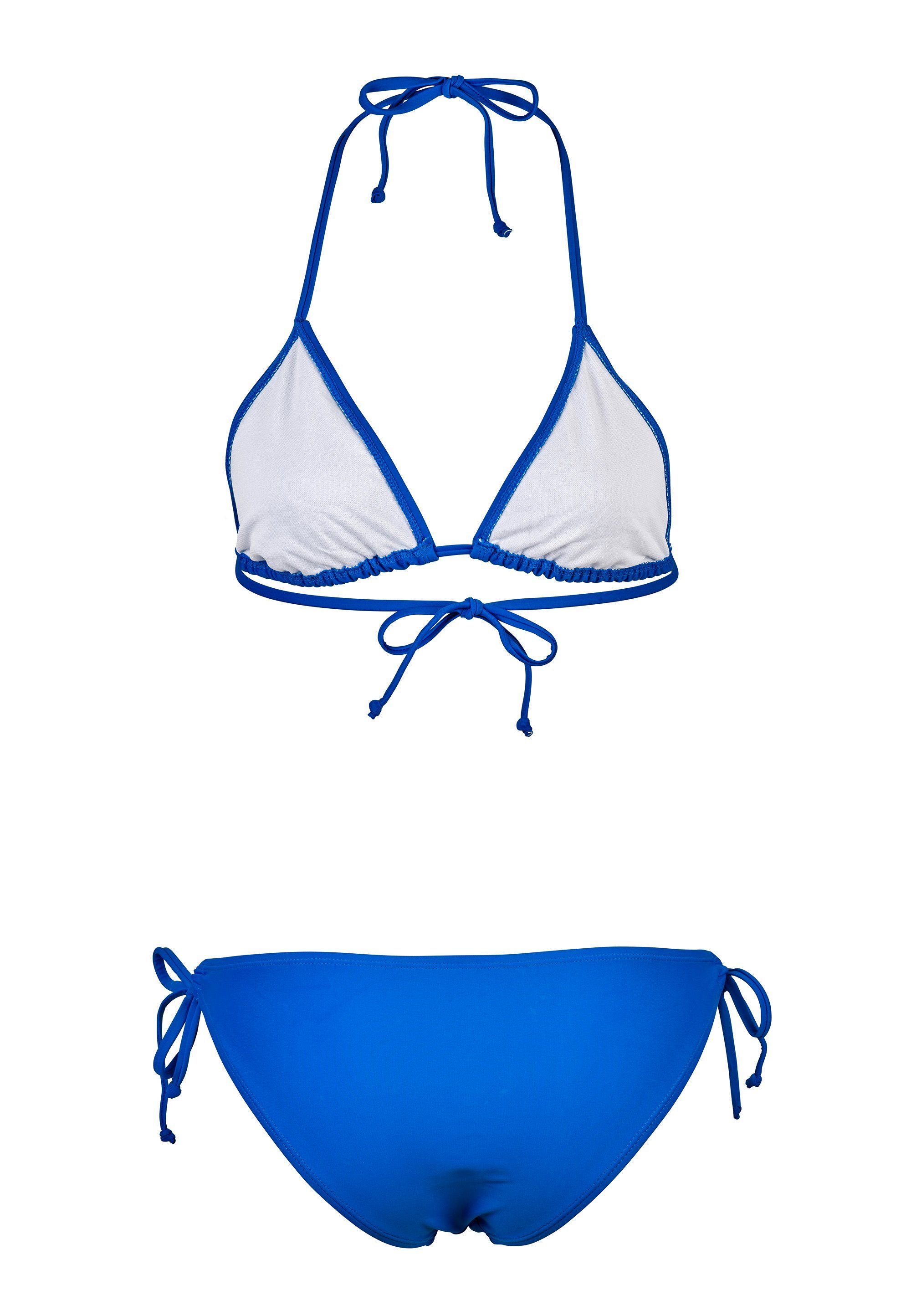 Beco Beermann Triangel-Bikini-Top BECO-Basic Side Tie Triangle Bikini (2-St), in modischen Farben