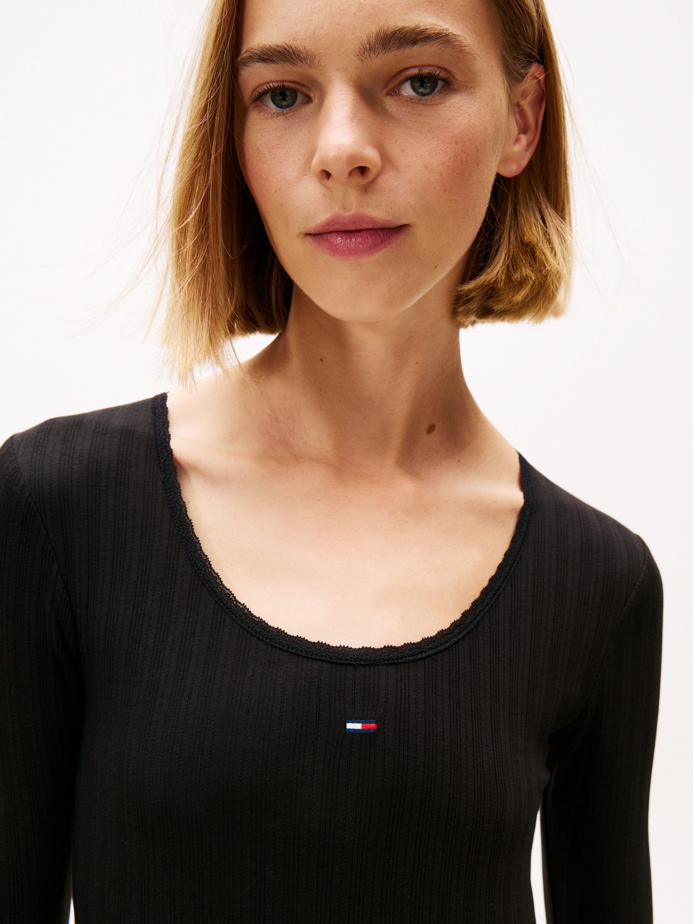 Tommy Jeans Jerseykleid TJW IRREGULAR RIB MINI DRESS in gerippter Struktur