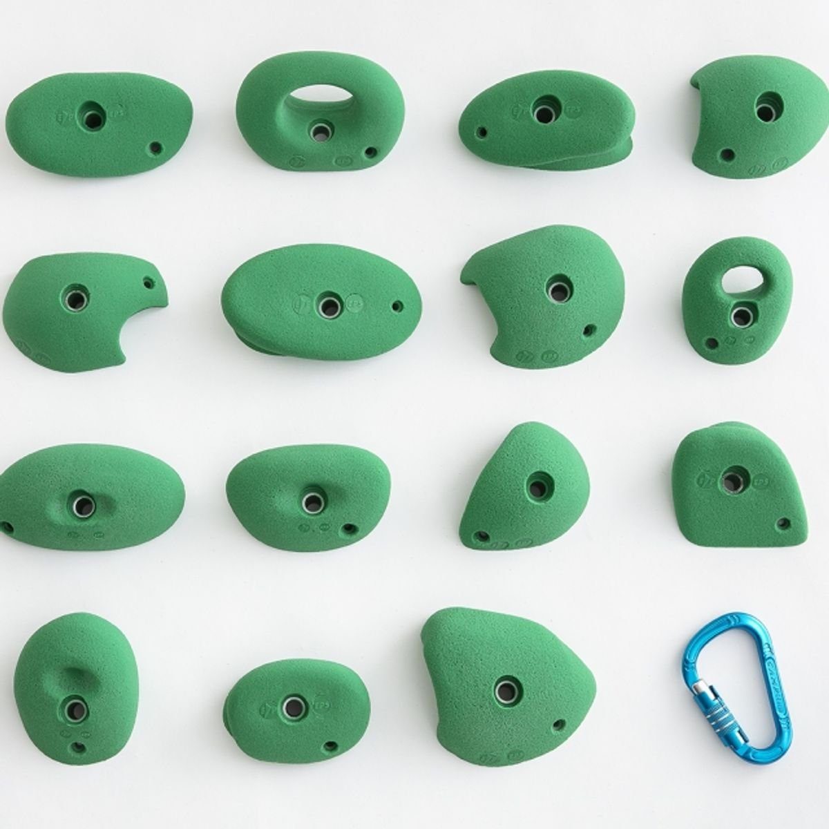Kletterwand Double Jugs L, 15 Klettergriffe, PE, Jugs, L - Entre Prises