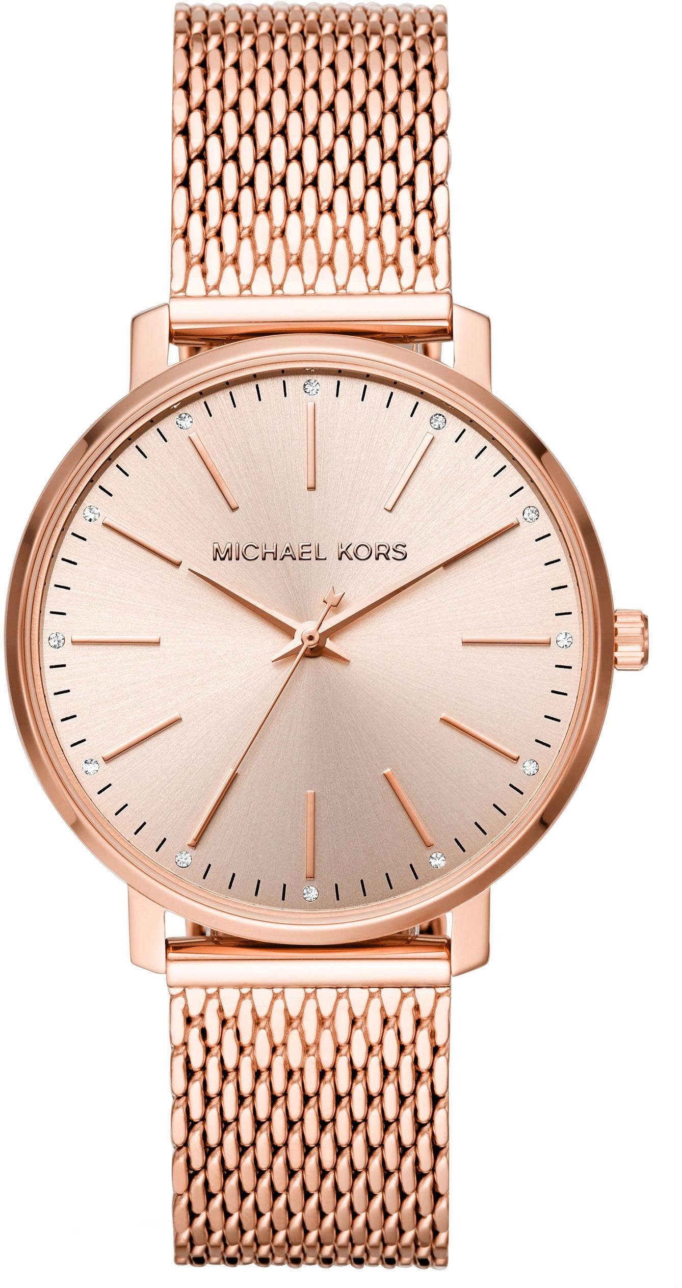 MICHAEL KORS Quarzuhr PYPER MK4340, Armbanduhr, Damenuhr, Glassteine, Edels günstig online kaufen