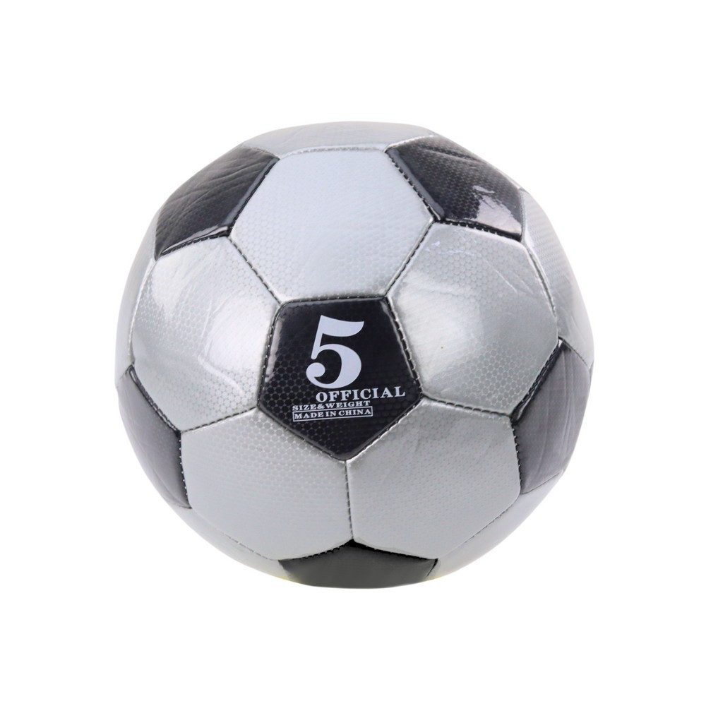 LEAN TOYS Fußball Trainingsball Spielball Freizeitball (Spar-Set, 1-St., Ø 24 cm klassisch), Größe 5, Ø 24 cm, klassische Optik, EN71