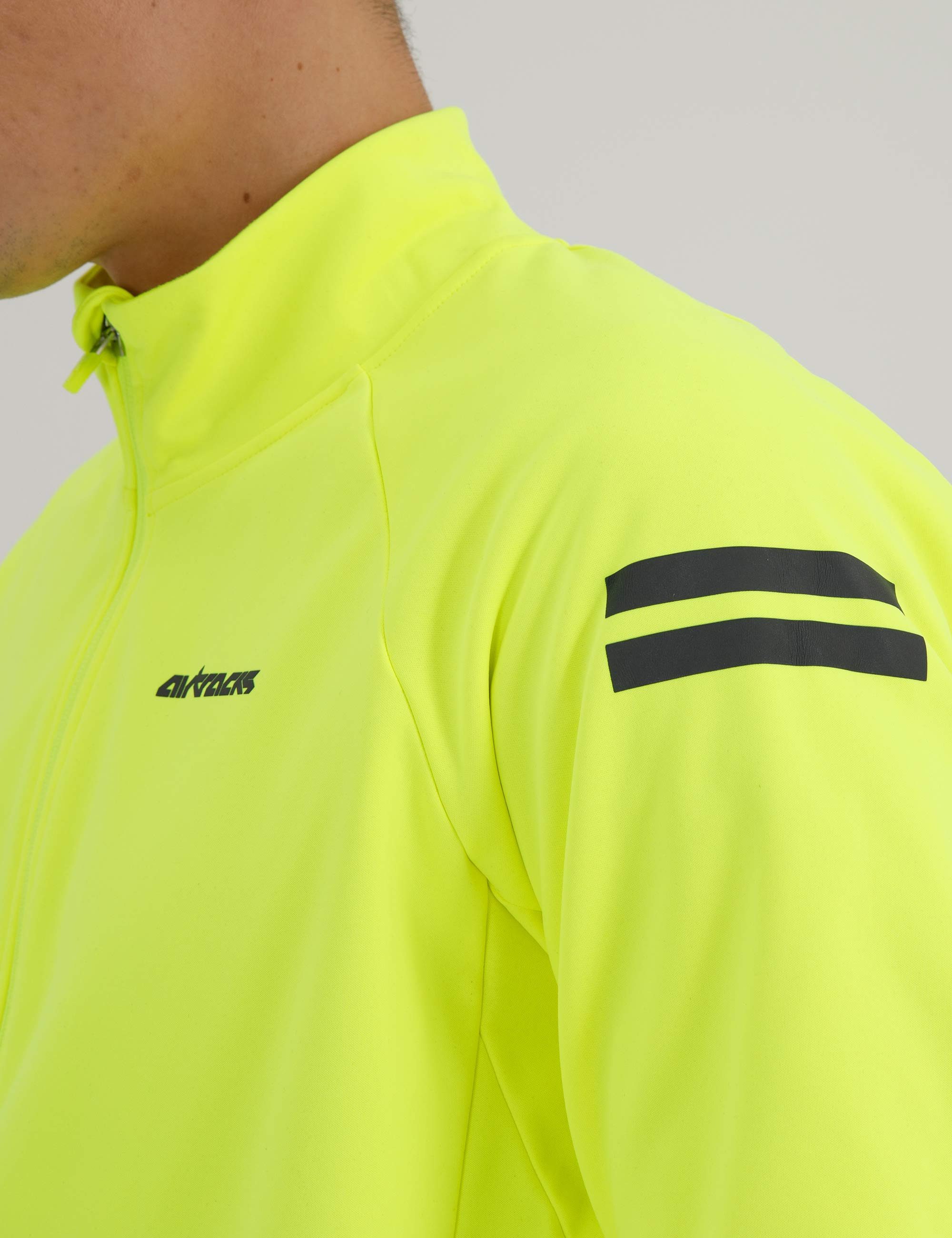Airtracks Fahrradjacke Herren Winter Thermo Softshell Fahrradjacke Active Comfort Line (Softshell - Wind und Wasserdicht, Funktions Jacke) für die kalte Jahreszeit Herbst-Winter » S M L Xl XXL XXXL «