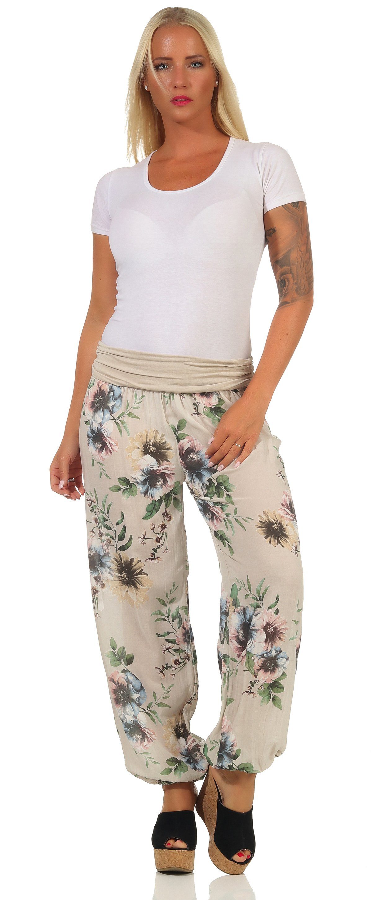 Mississhop Haremshose Ballonhose Pluderhose Pumphose Aladinhose günstig online kaufen