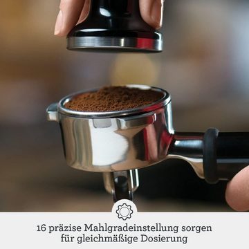 Sage Siebträgermaschine Espressomaschine,Espressokocher mit Milchsystem,Siebträger,Edelstahl, Siebträgermaschine,Kaffeemaschine,Kaffeevollautomat mit Mahlwerk