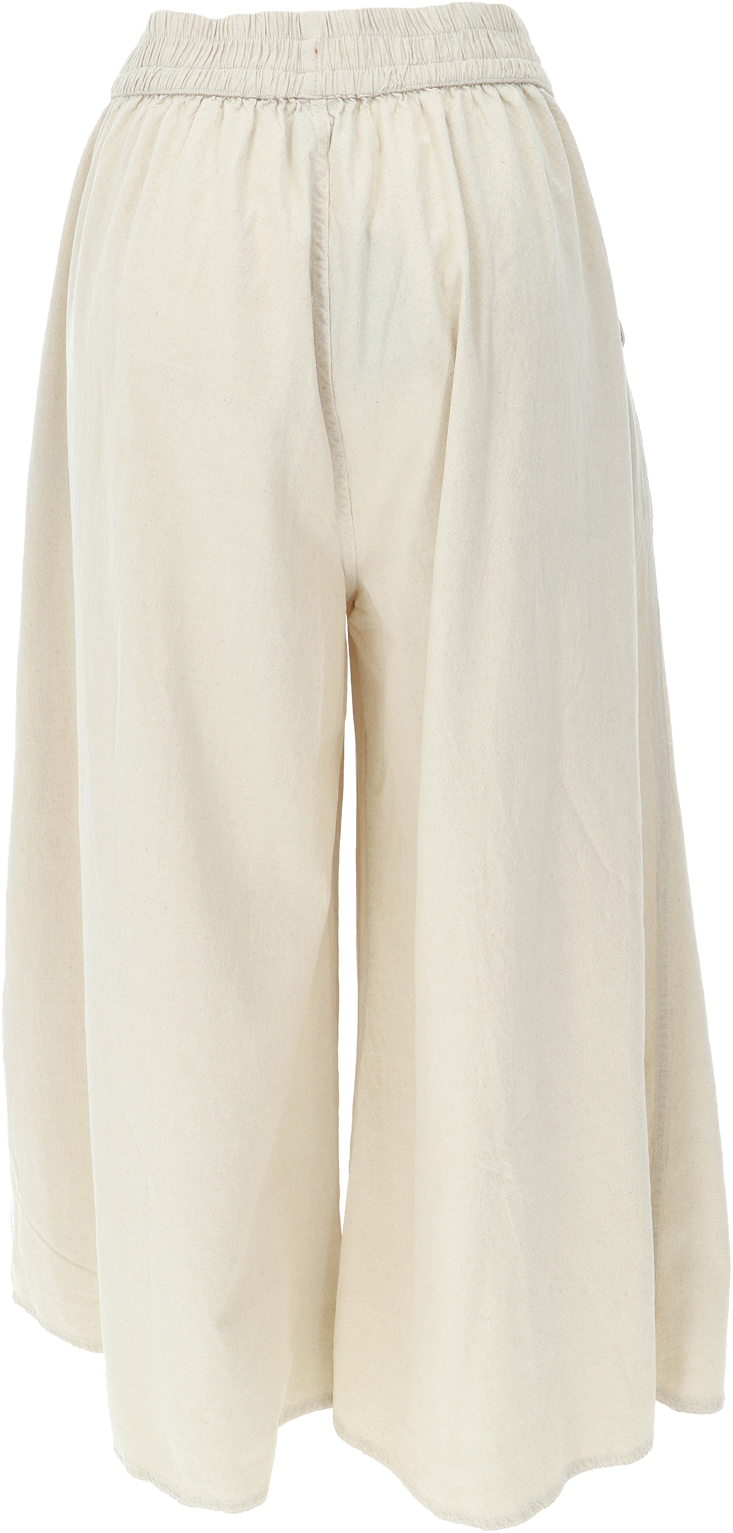 Guru-Shop Relaxhose Bequeme Palazzohose, weite Marlenehose, Boho.. alternative Bekleidung – Bild 5 von 5