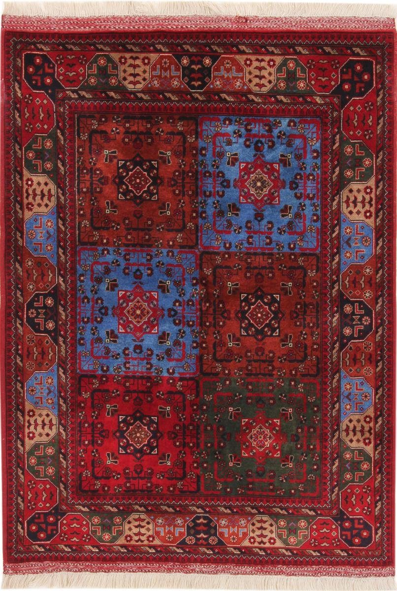 Orientteppich Khal Mohammadi 105x146 Handgeknüpfter Orientteppich, Nain Trading, rechteckig, Höhe: 6 mm | Kurzflor-Teppiche
