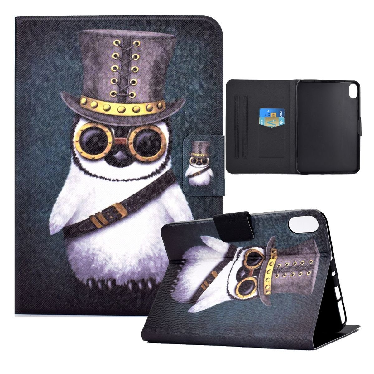 Wigento Tablet-Hülle Für Apple iPad 11. Gen A16 2025 / 10.9 2022 Kunstleder Tasche Motiv 13