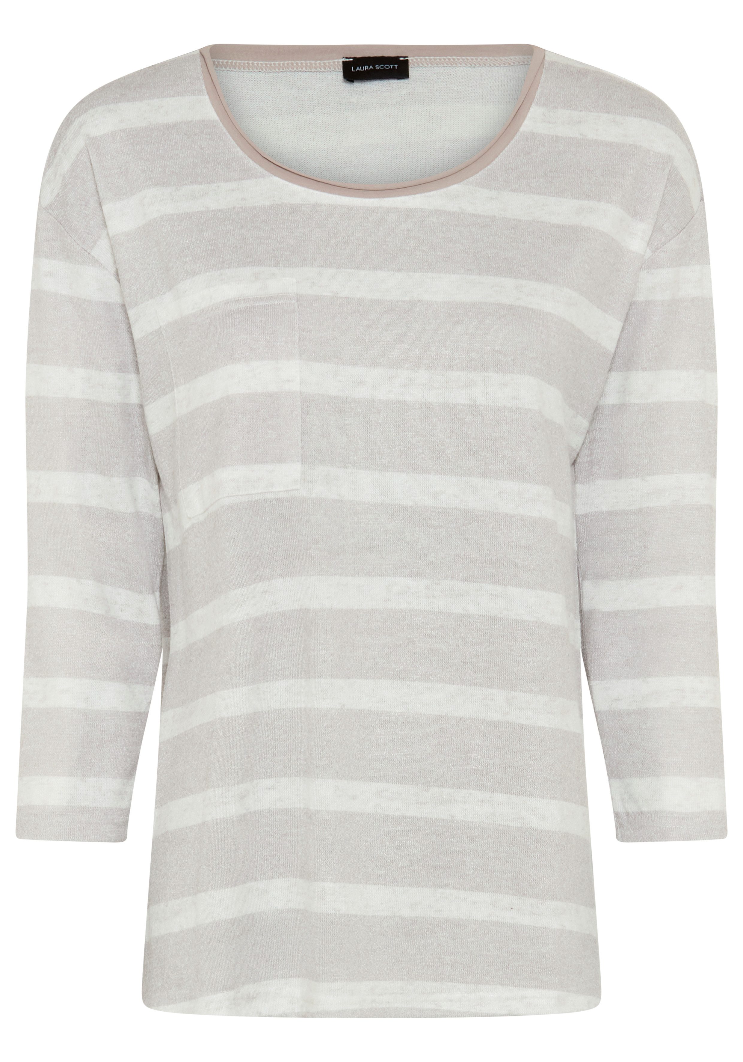 Streifenpullover aus leichtem, sommerlichem Jersey Tshirt Material