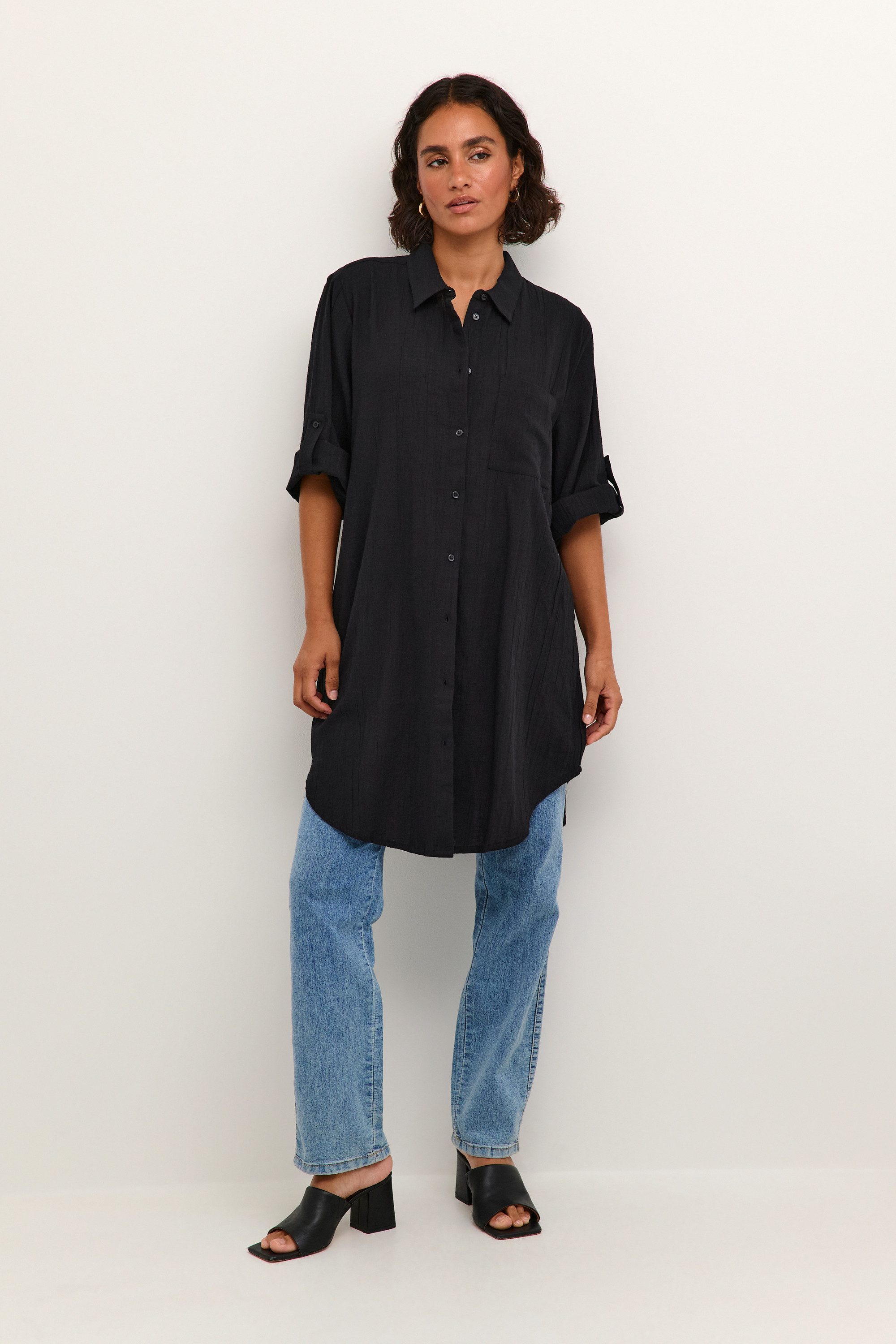 KAFFE Blusenkleid Hemd KApauline