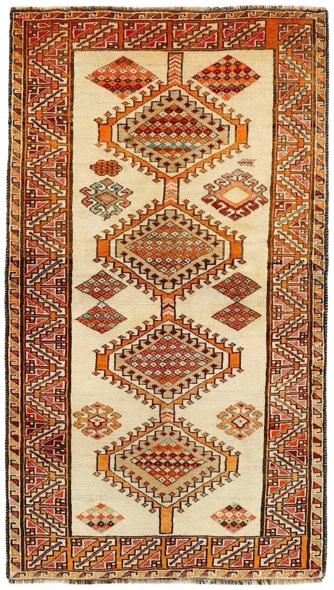 Orientteppich Ghashghai 106x189 Handgeknüpfter Orientteppich / Perserteppich, Nain Trading, rechteckig, Höhe: 12 mm