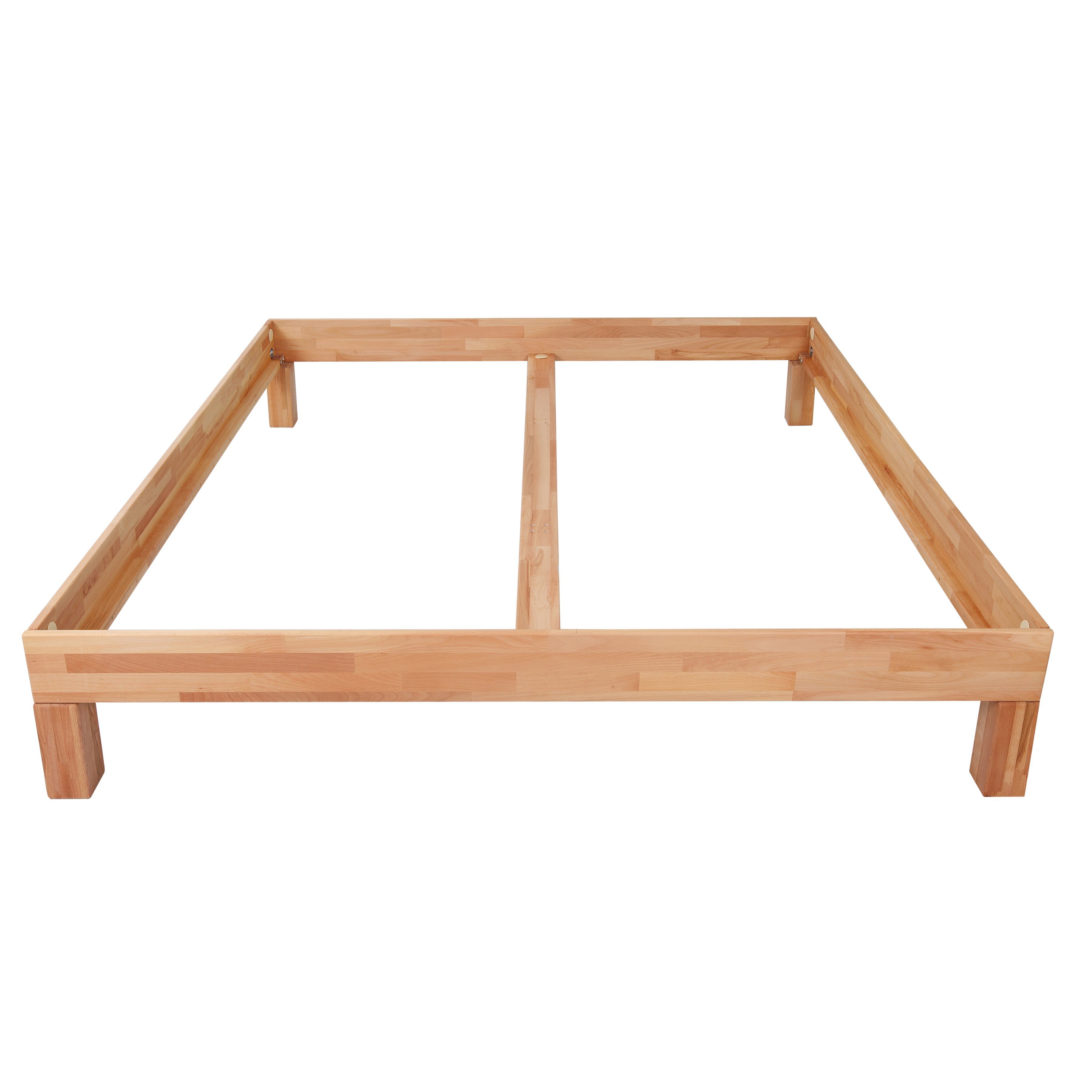 Krok Wood Massivholzbett Jana in Buche