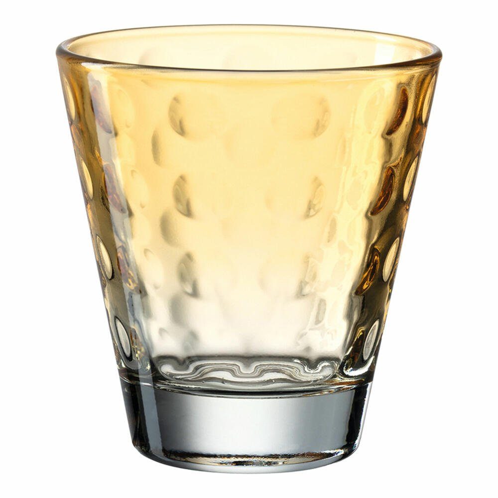 LEONARDO Glas Optic 215 ml, Glas apricot