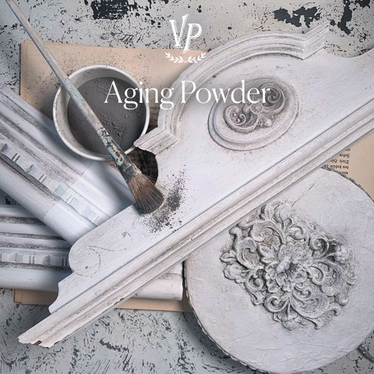 Vintage Paint Effekt-Zusatz Vintage Paint Aging Effekt Powder Alterungspuder Shabby Chic, Verleiht einen authentischen Vintage und Used Look