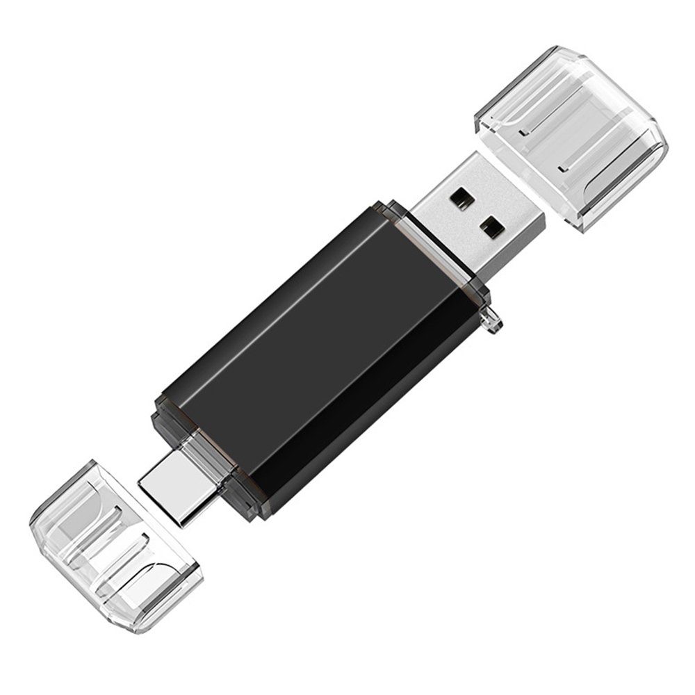 GelldG USB Stick mit USB 2.0 und Type-C, 2-in-1 Speicherstick USB-Stick