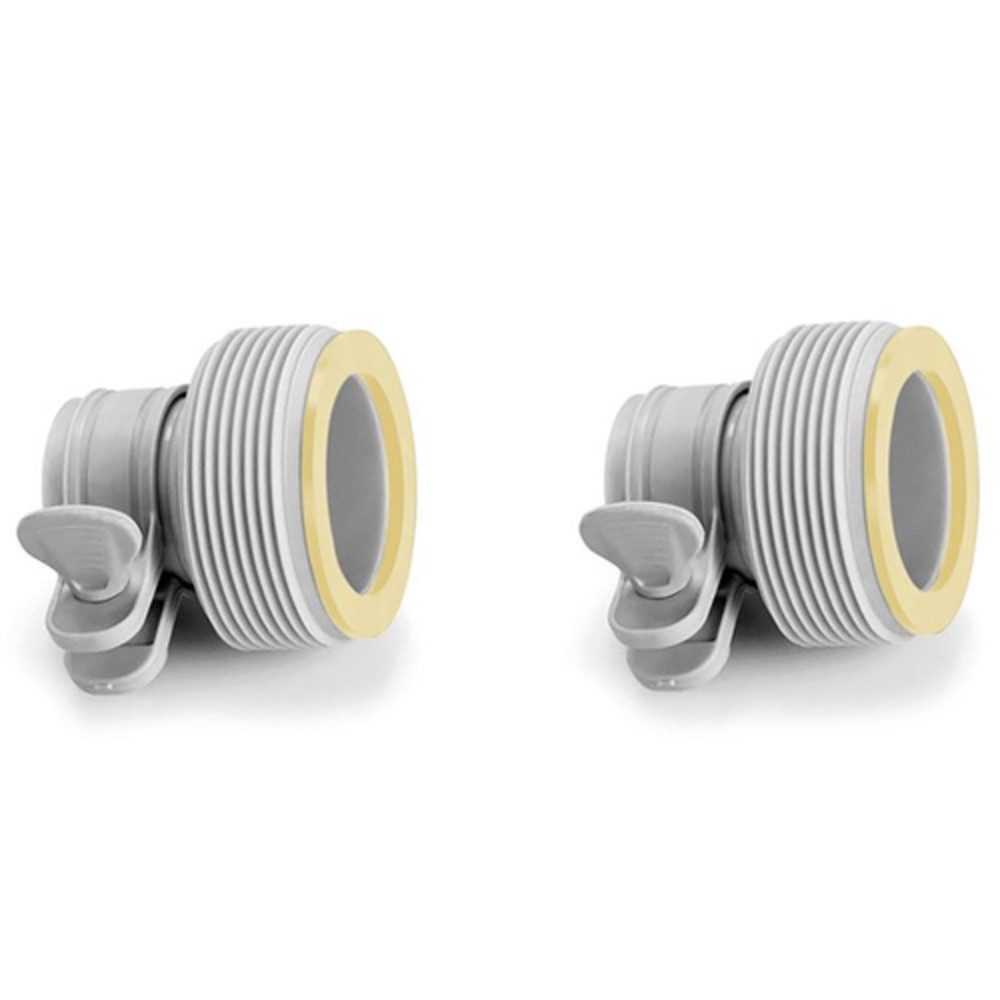Intex Poolschlauch Pumpenschlauch Pooladapter, Der 1,5 m lange Poolschlauch (32 mm), (Spar-Set, 1 St., Poolpumpen), Typ B 2er-Set ermöglicht den reibungslosen Anschluss