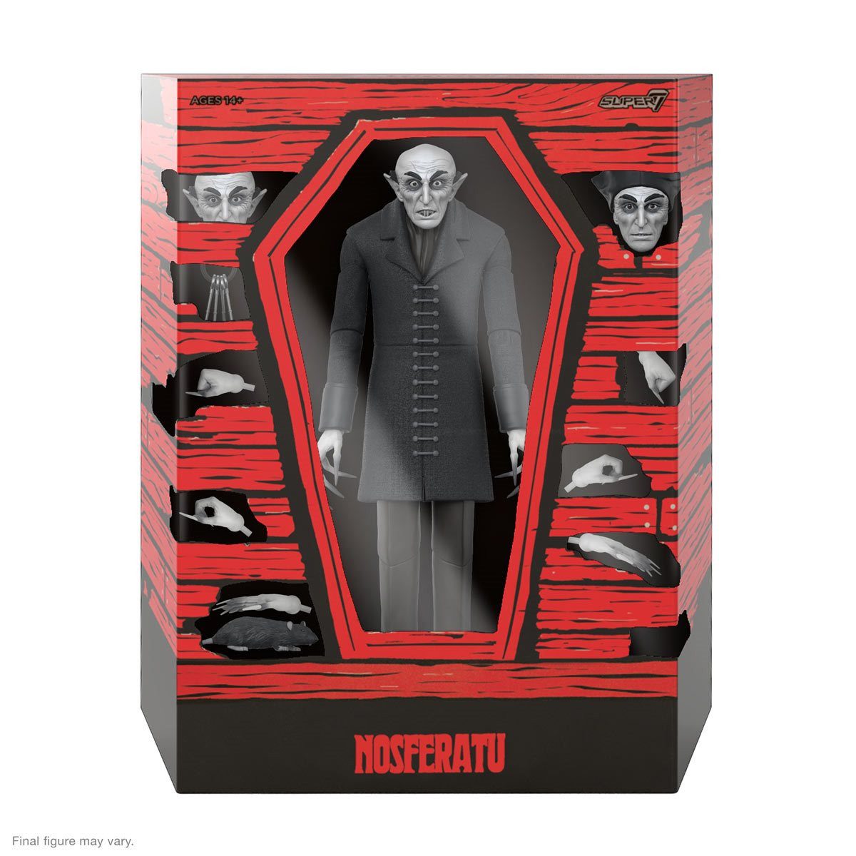 Super7 Actionfigur Nosferatu Ultimates Count Orlok 7 Inch Actionfigur