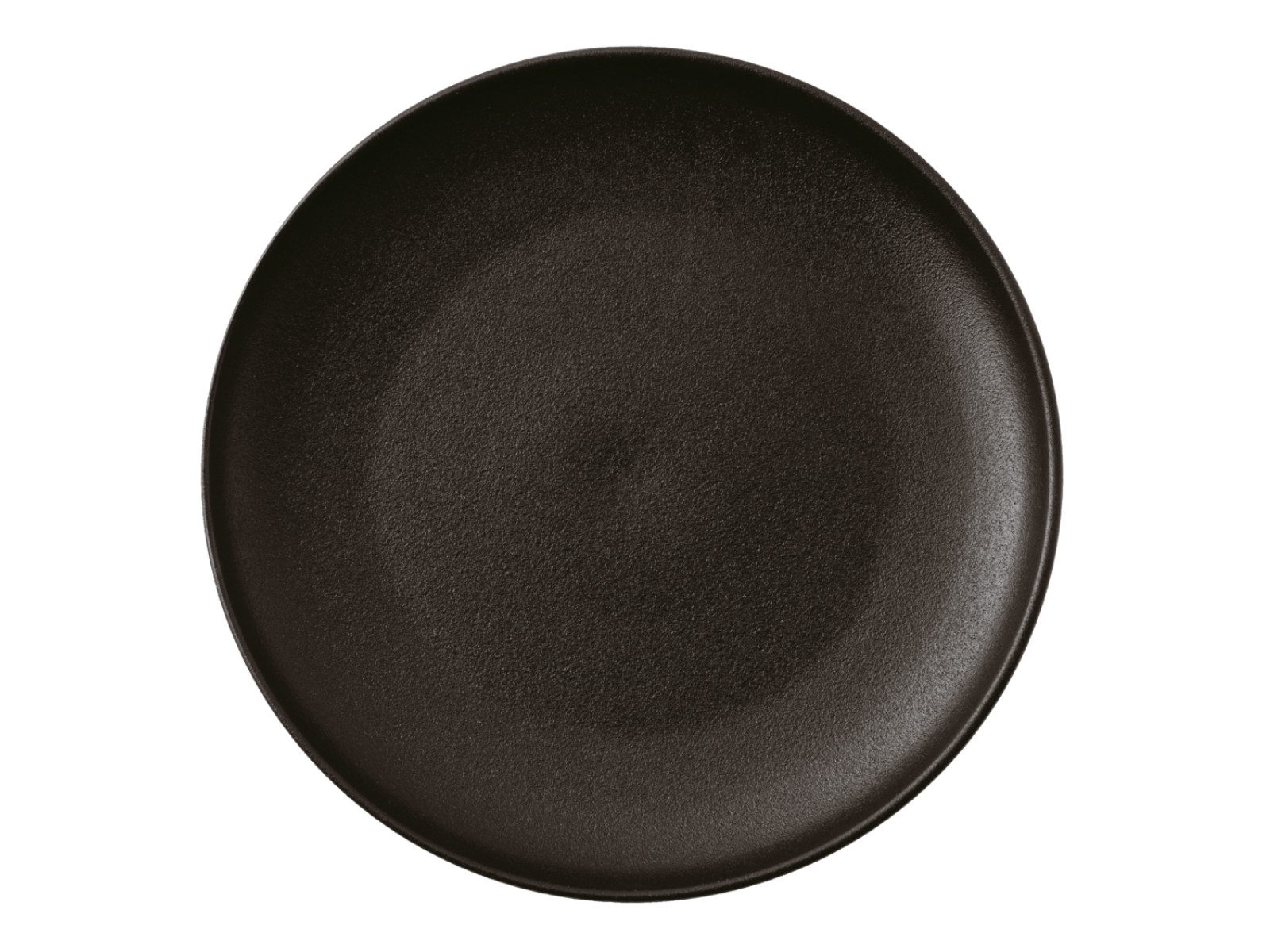 Rosenthal Teller Stoneware Black Clay Teller flach 26cm