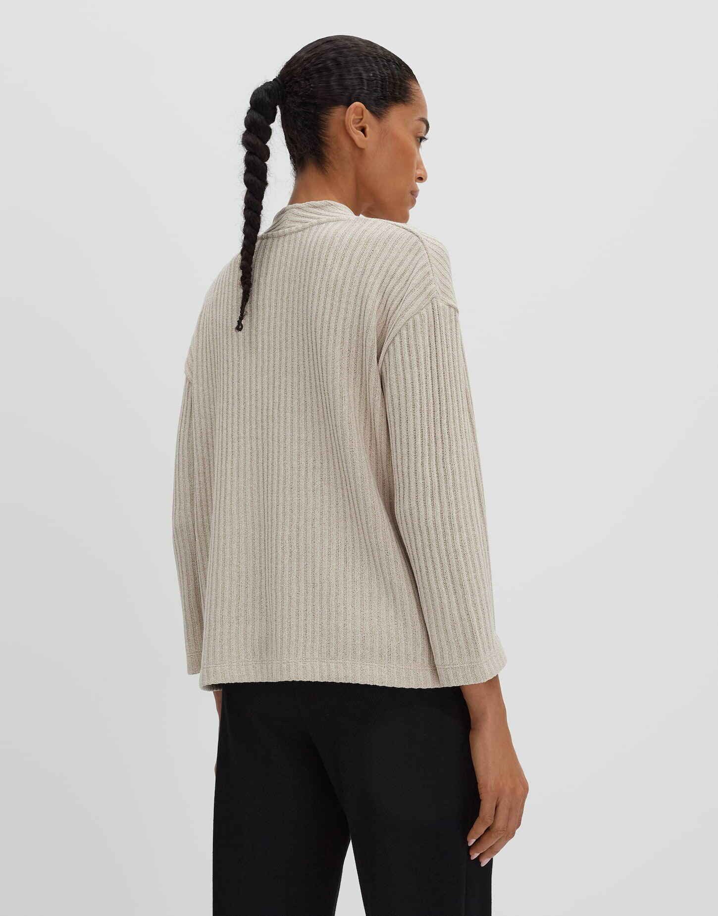 someday Sweatjacke UCORA in Rippenstruktur