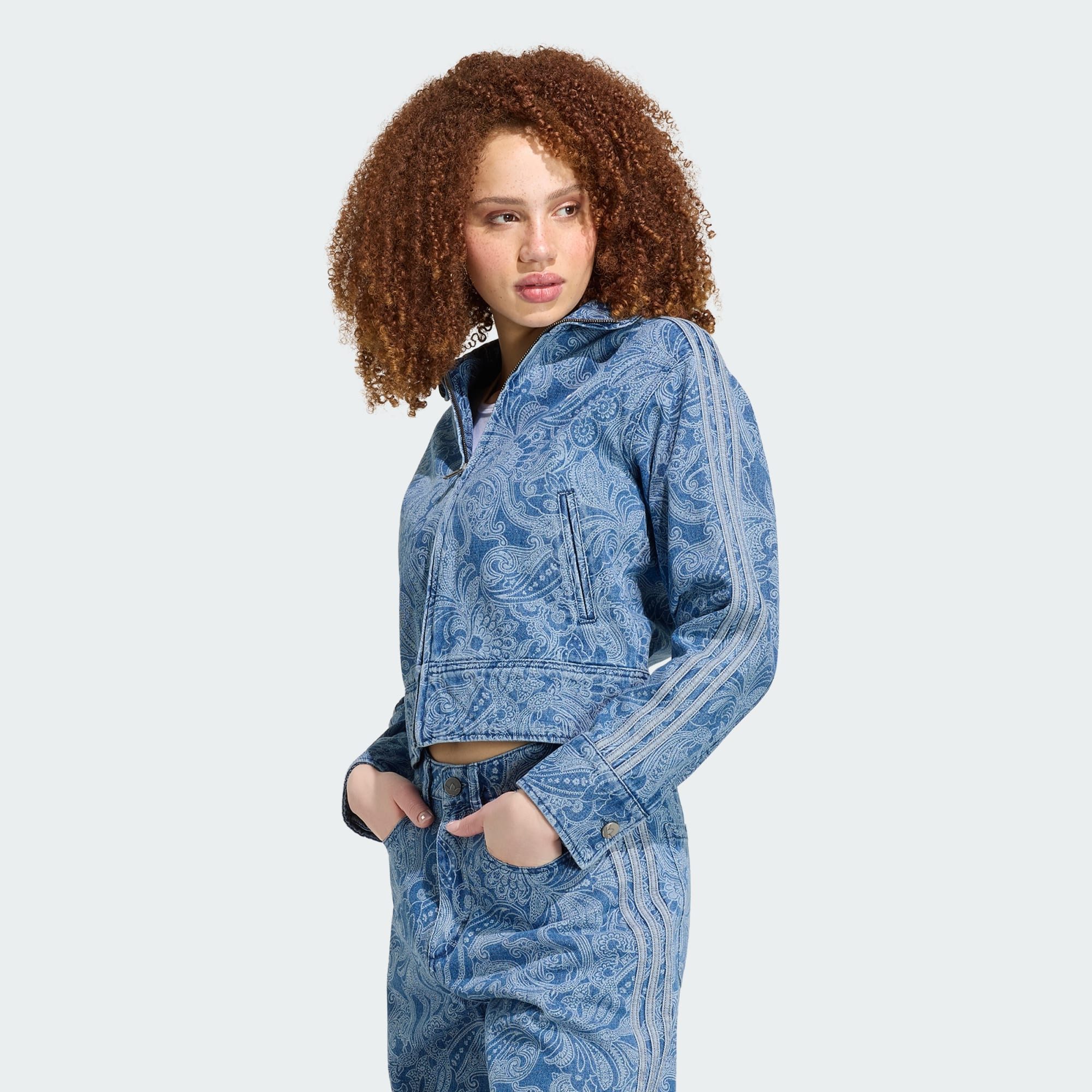 adidas Originals Jeansjacke ADIDAS LIBERTY LONDON FIREBIRD JEANSJACKE (1-St)