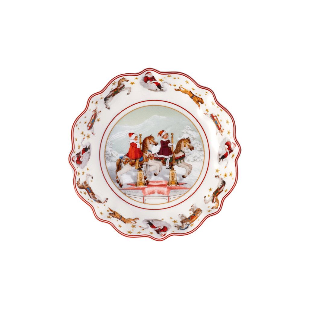 Villeroy & Boch Müslischale Annual Christmas Edition Jahresschale klein 2024, Porzellan, (1-tlg), Premium Porcelain, 1 Stck, Handwäsche empfohlen