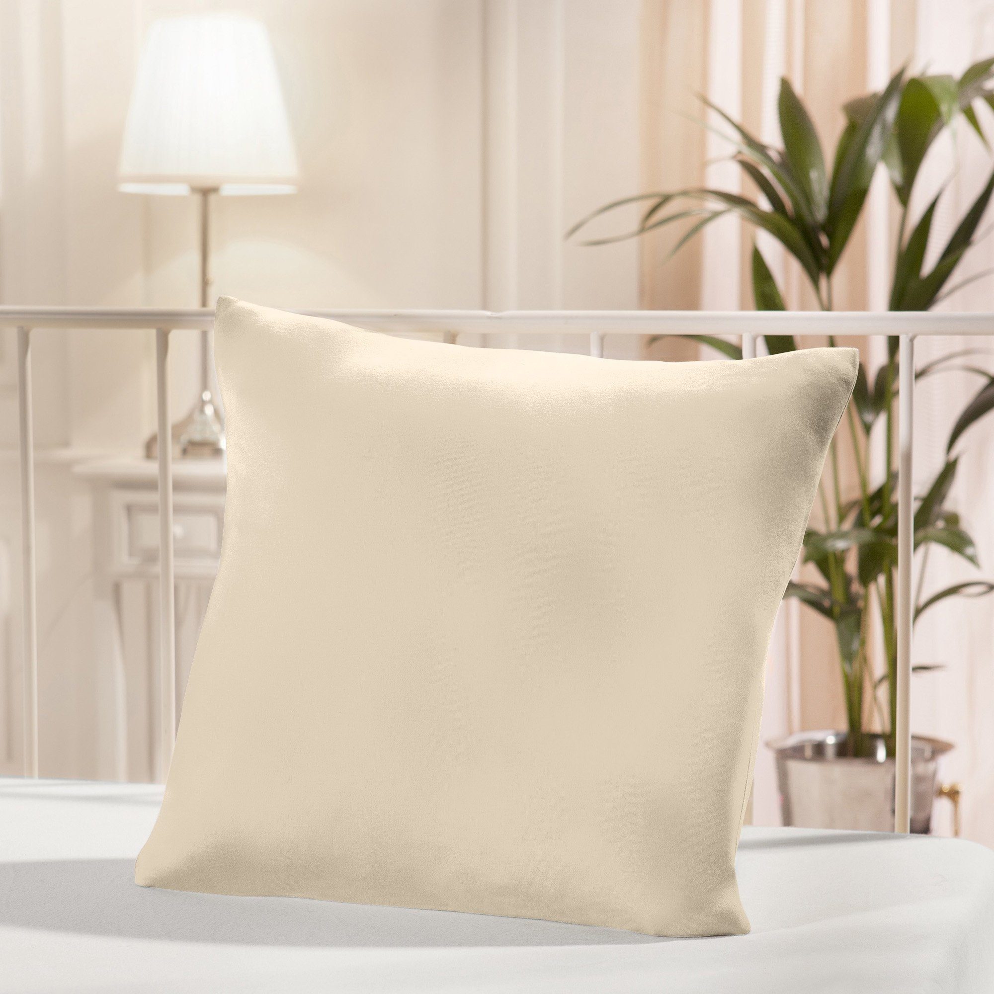 Erwin Müller Kissenbezug Kuschelkissenbezug, Doppel-Jersey Uni günstig online kaufen