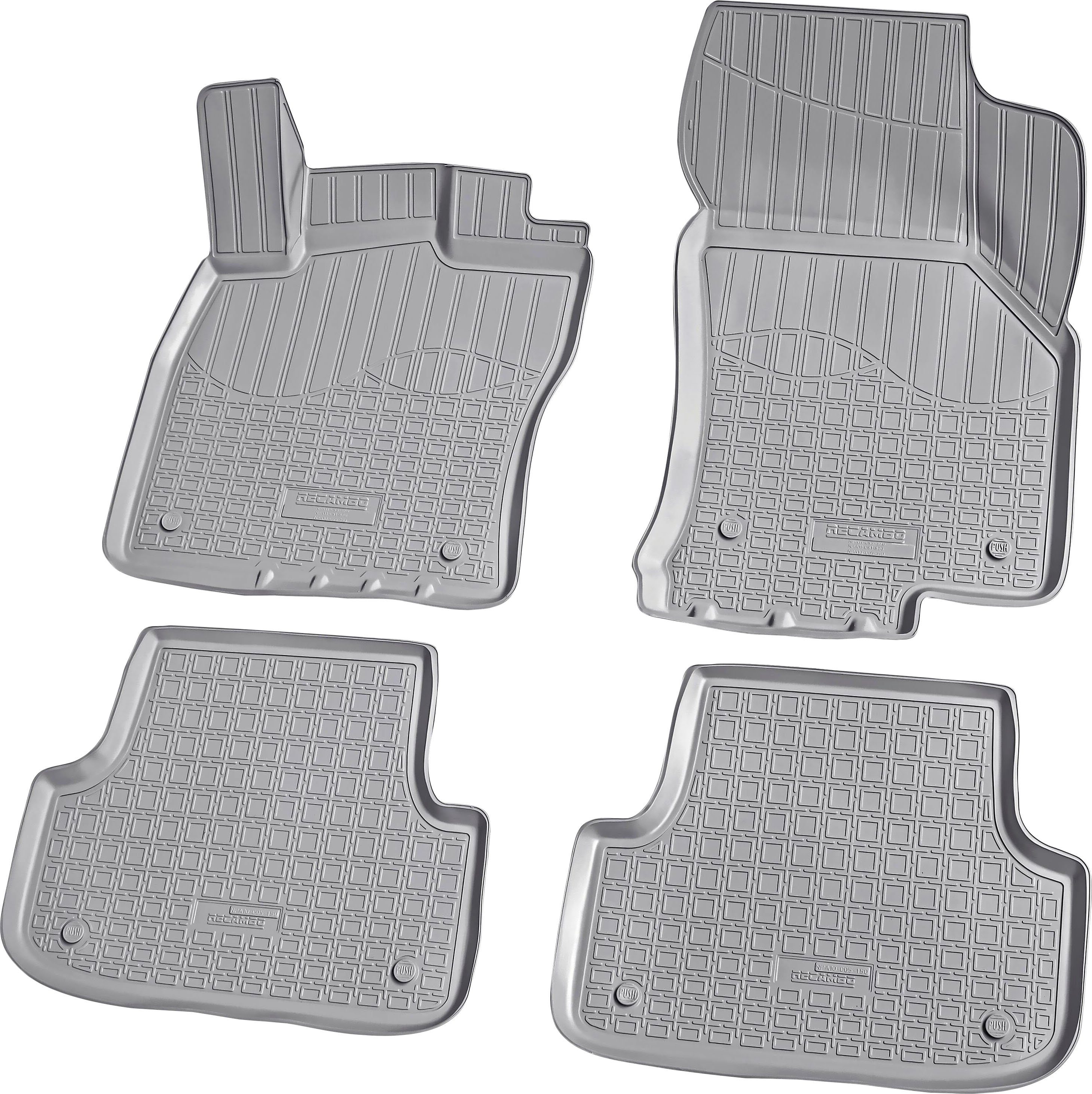 RECAMBO Passform-Fußmatten CustomComforts (4 St), für Audi A3, 8V Limousine Sportback ab 2012, perfekte Passform | Automatten