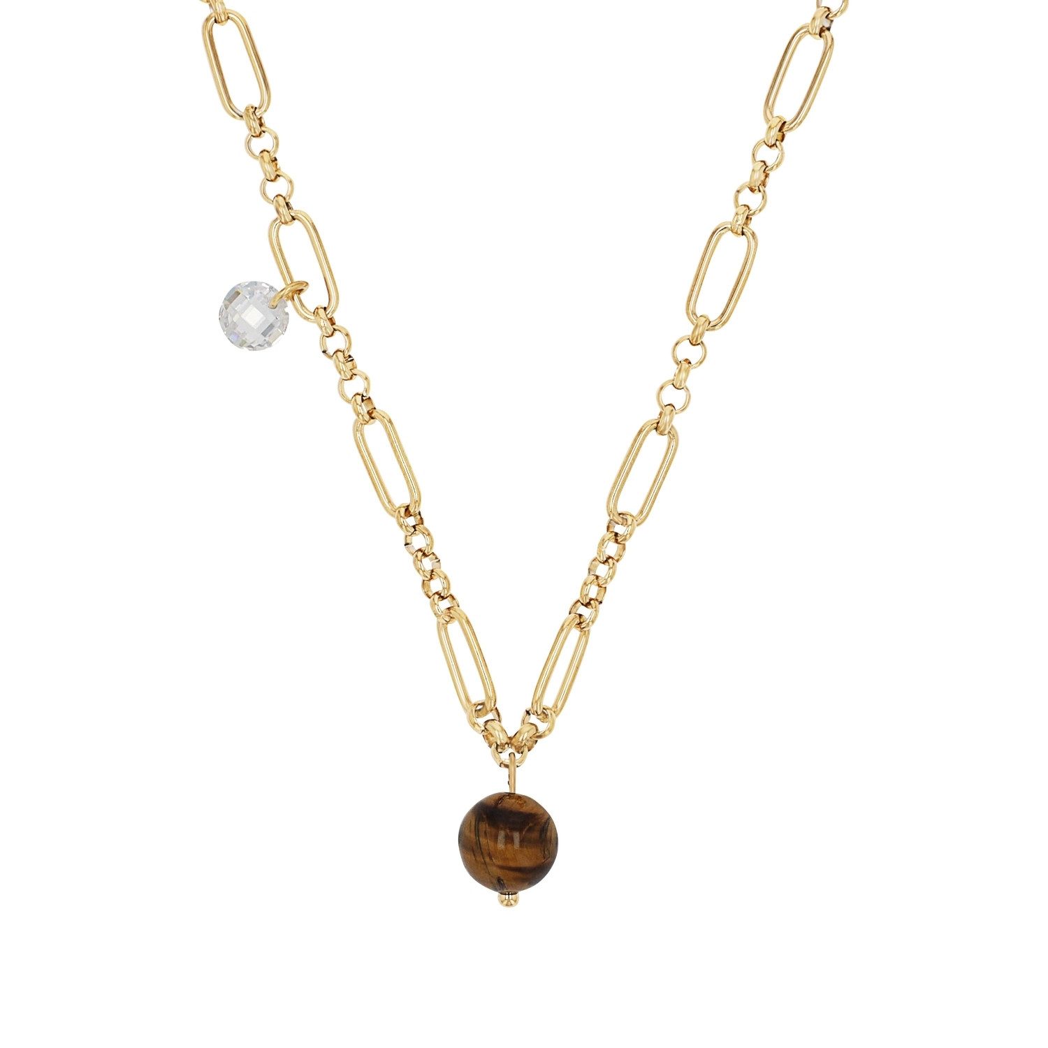 Noelani Edelstahlkette Noelani Kette mit Anhänger (Kette mit Anhänger, 1-tlg., Kette mit Anhänger)
