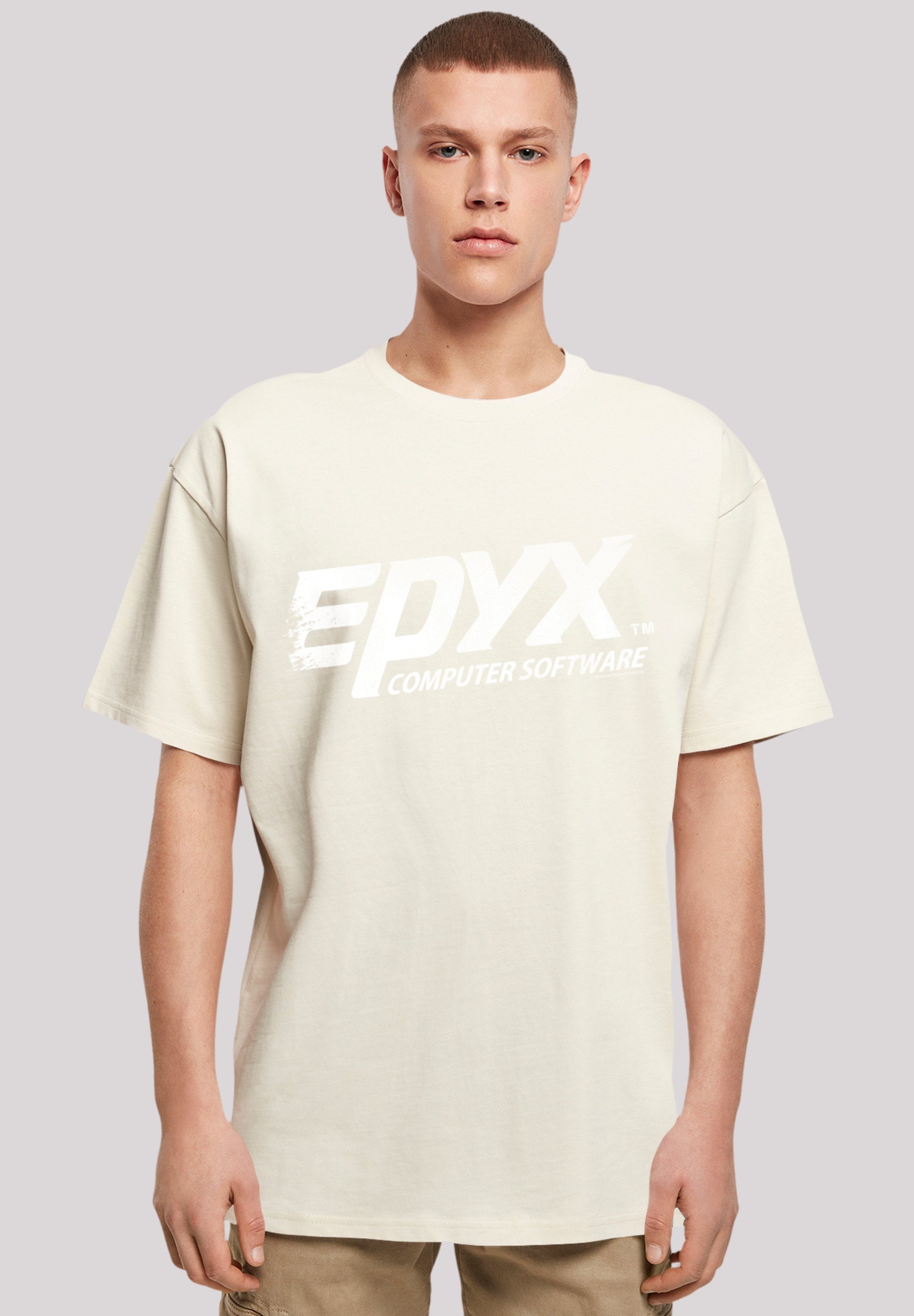 F4NT4STIC T-Shirt EPYX Logo WHT Print sand
