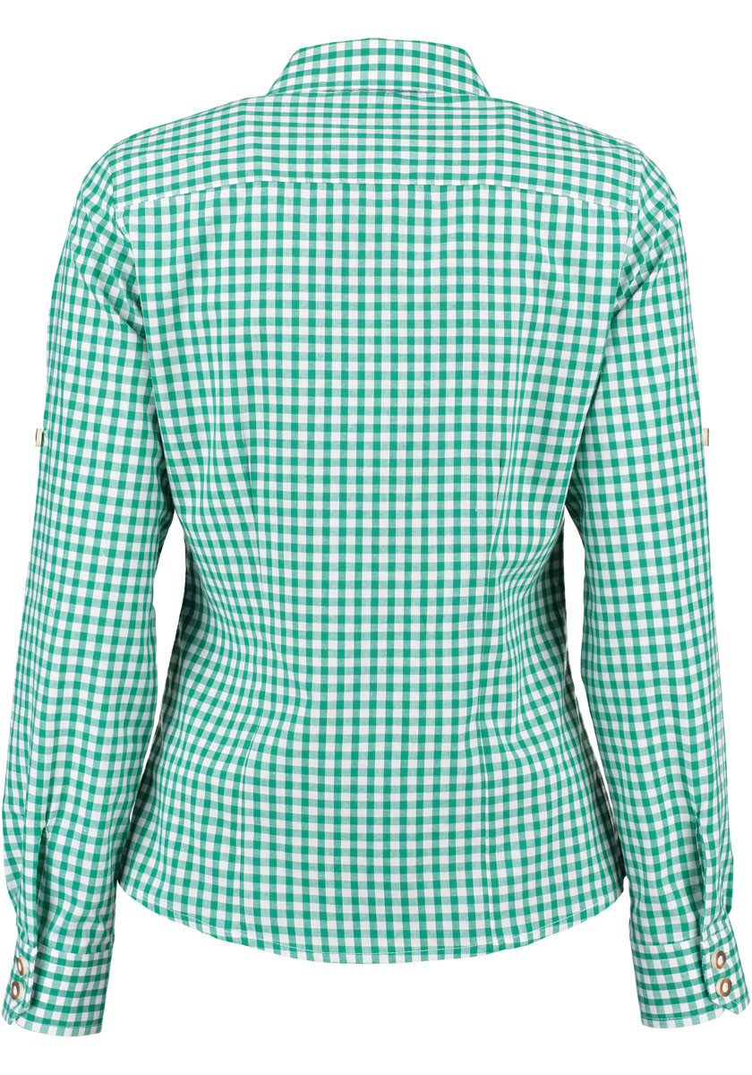 OS Trachten Trachtenbluse Qorru Taillierte Langarmbluse günstig online kaufen