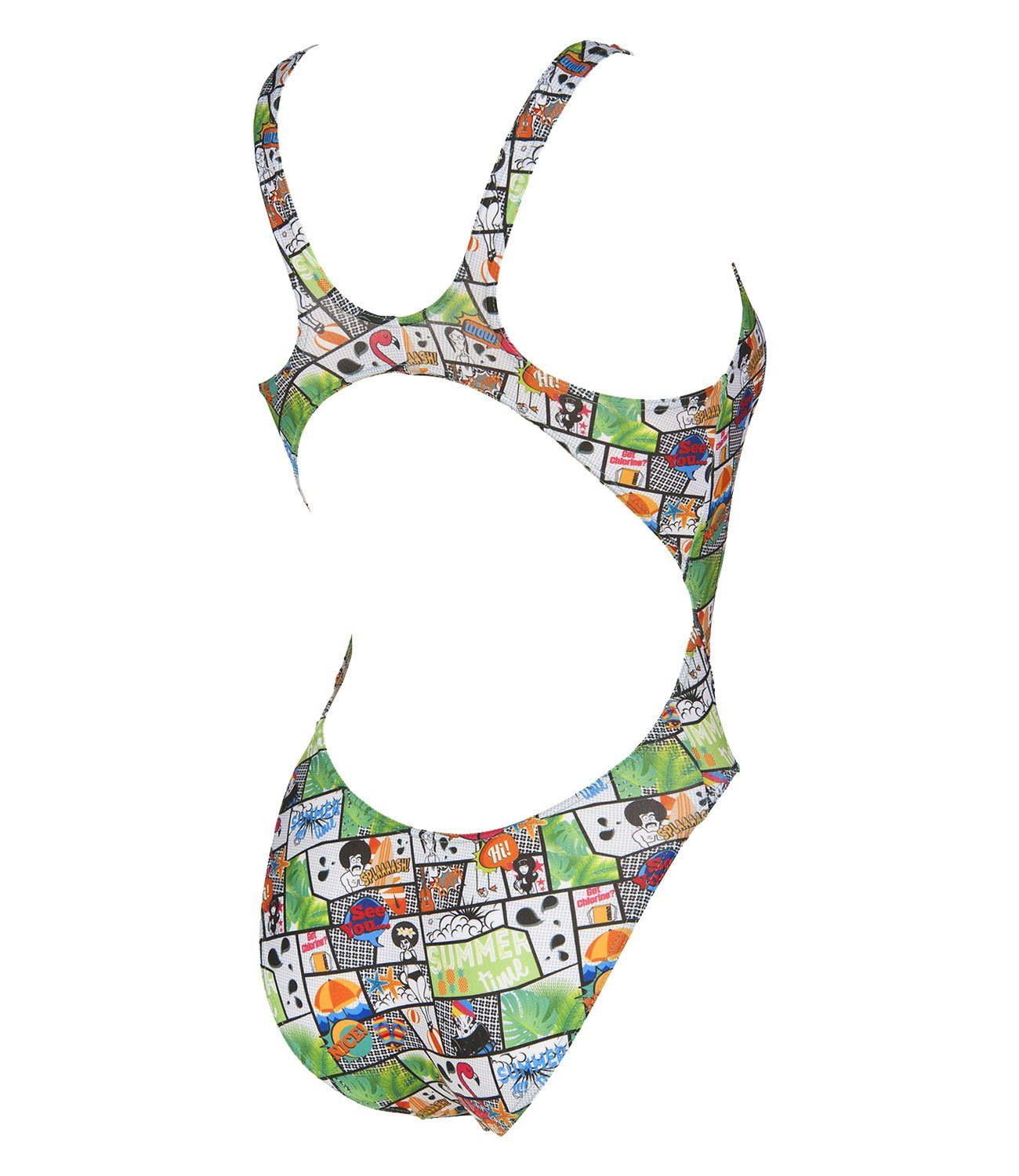 Arena Badeanzug Summer Comics Swim Tech aus MaxLife Material
