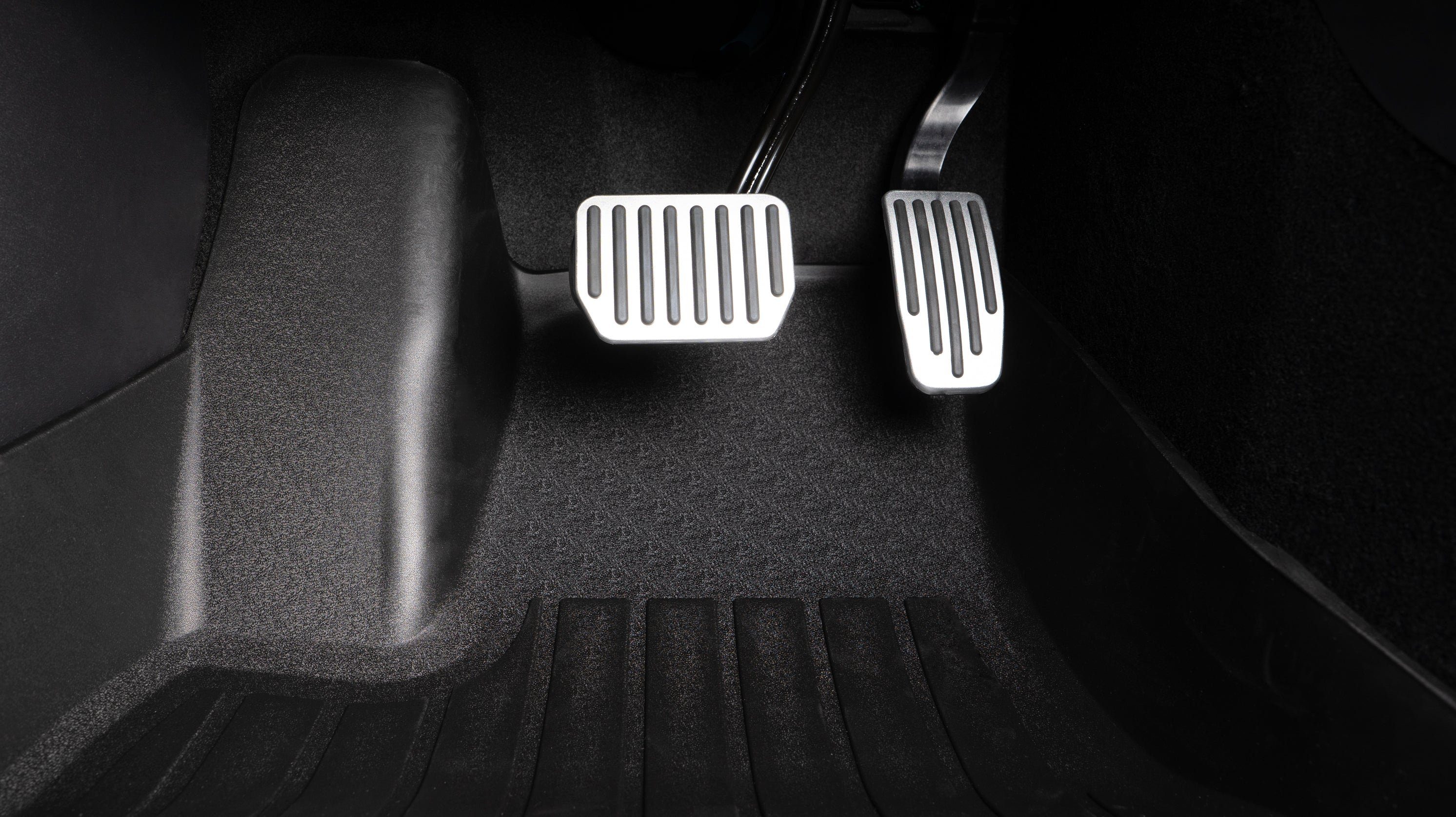 3, Auto-Fußmatte 2befair für Gummimatten für Tesla das Set Model Innenraum Tesla