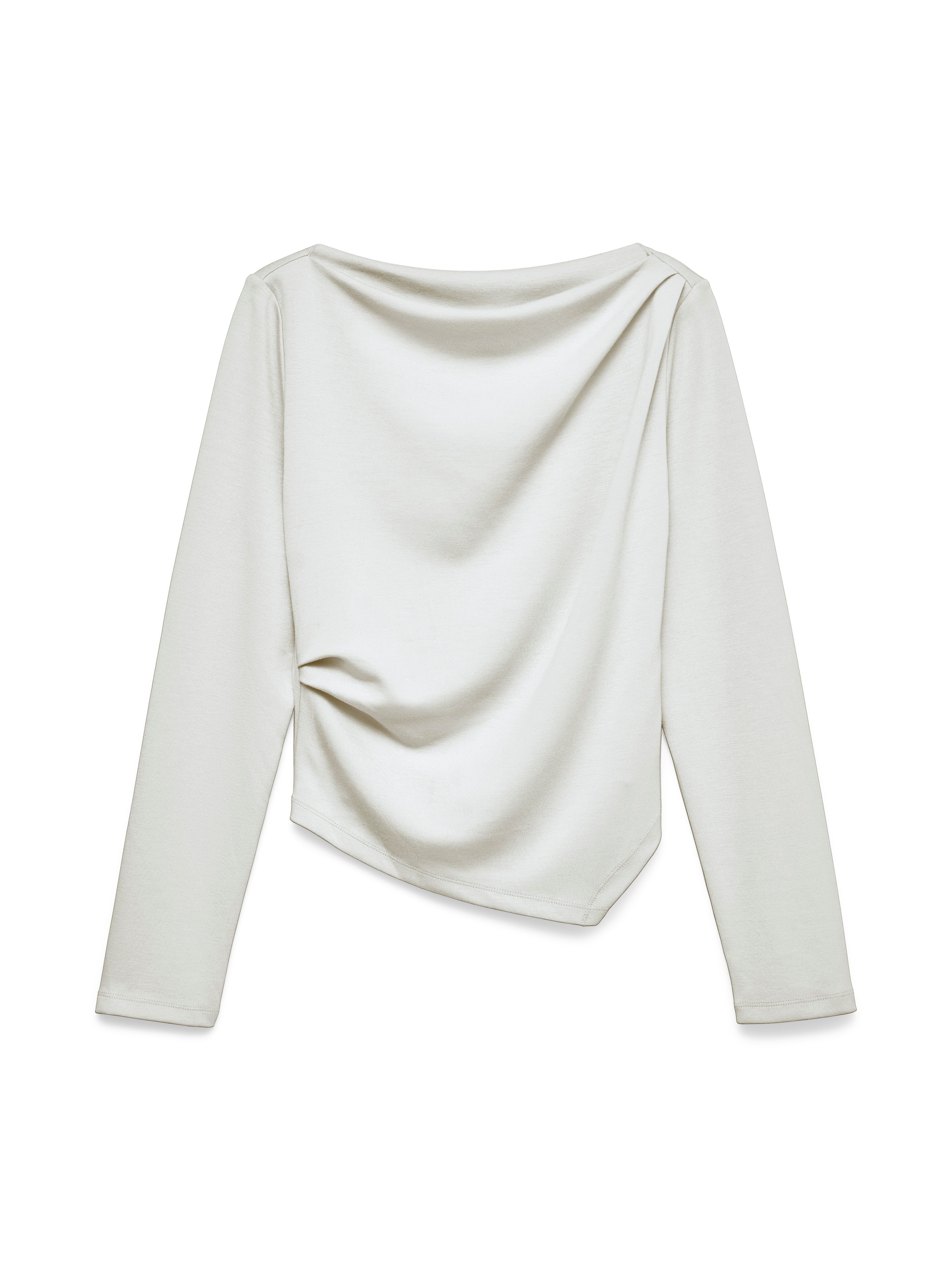 Langarmshirt VMMILLE LS BOATNECK SHORT TOP JRS NOOS