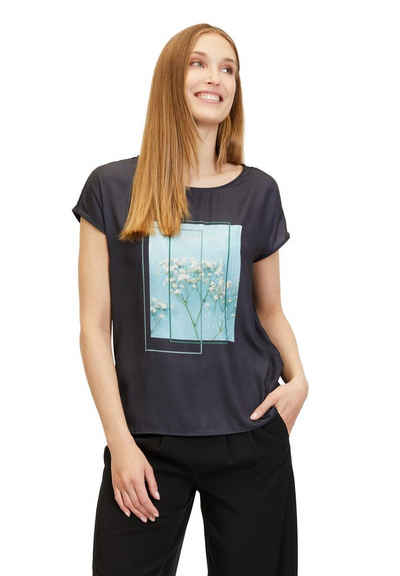 Cartoon T-Shirt mit Print (1-tlg) Muster