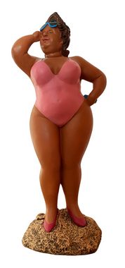 Rungassi Dekofigur XXL Deko Figur "Beach Lady" pink stehend Dame Sexy 66563