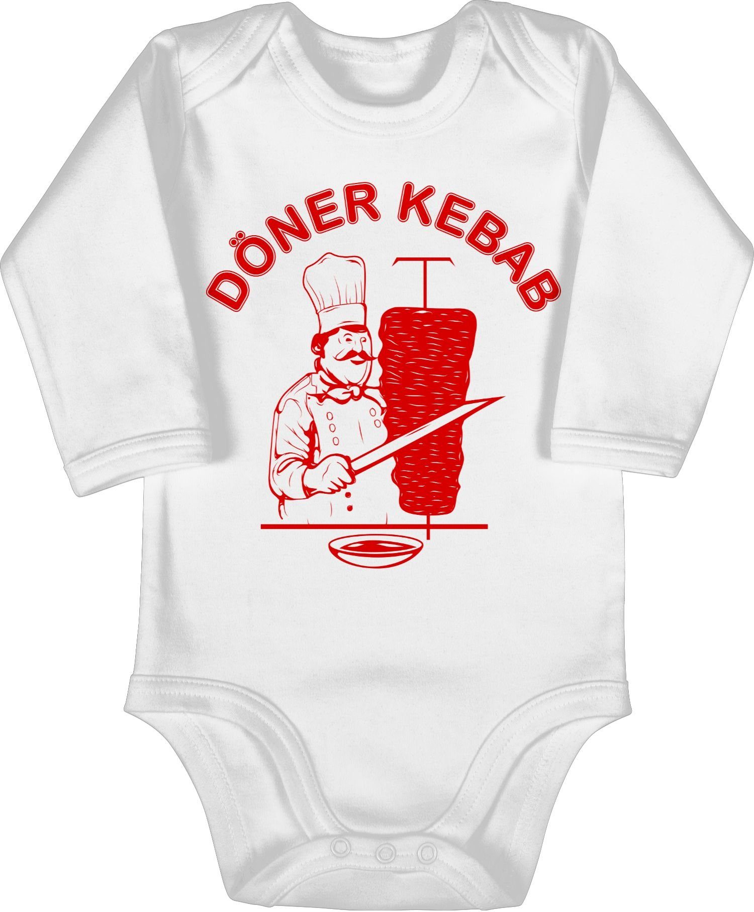 Shirtracer Shirtbody Original Döner Kebab Logo I Döner Kebap I Döner Geschenke Karneval & Fasching