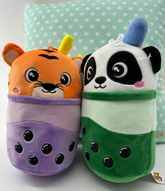 soma Kuscheltier bubble tea kuscheltier bubble tea plüschtier Panda Bär grün 20cm (1-St), bubble tea kuscheltiere bubble tea plüschtier kuscheltier bubble tea