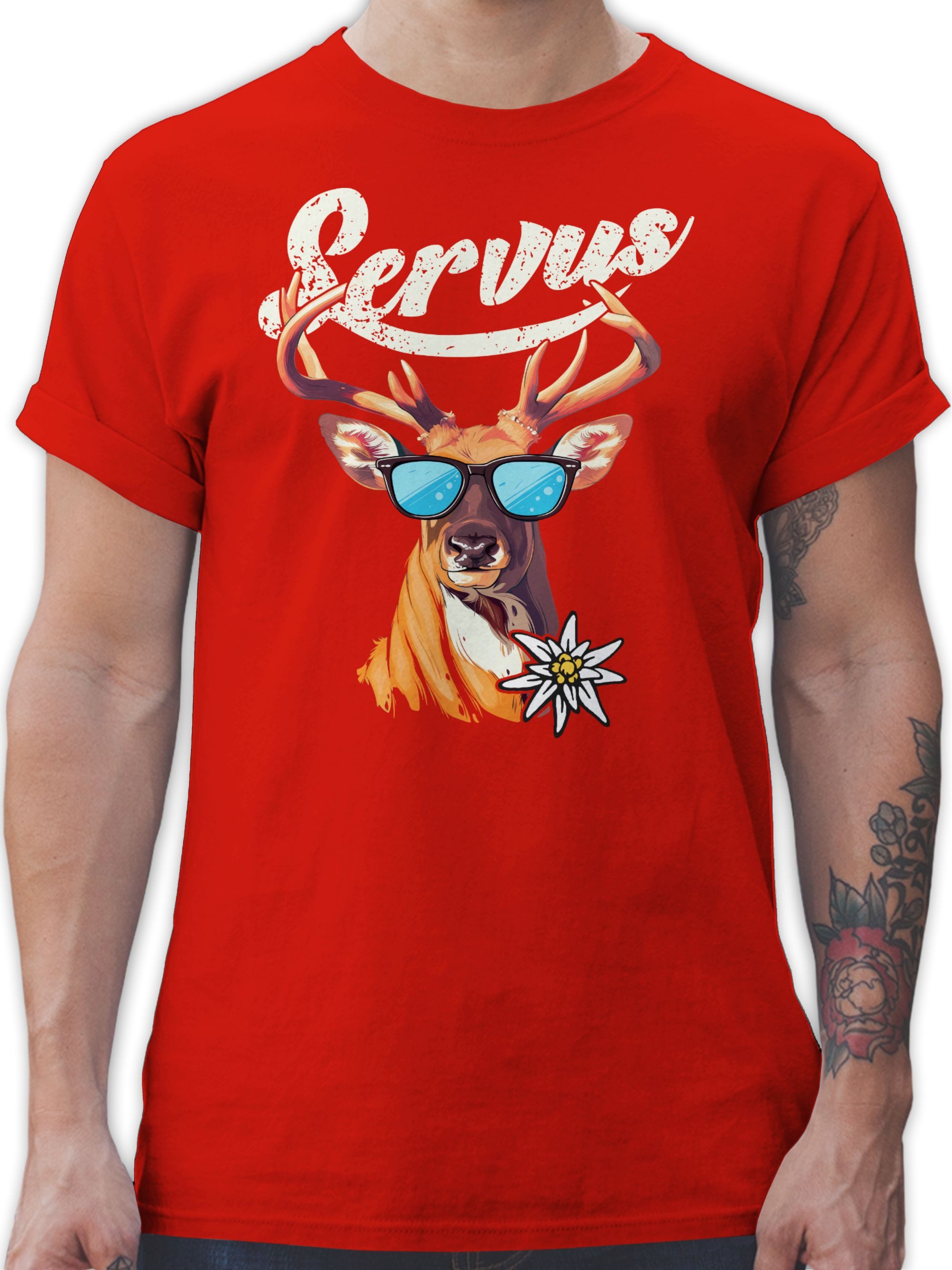 T-Shirt Servus Hirsch