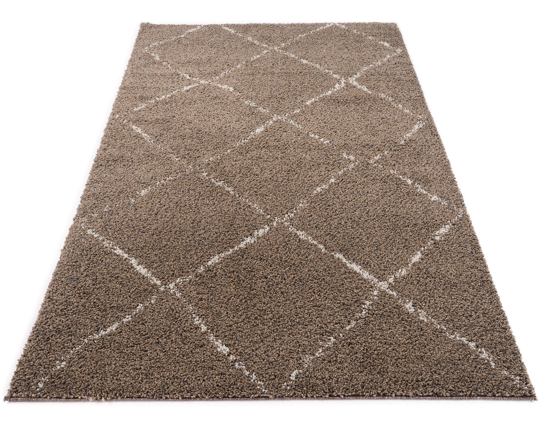 OCI DIE TEPPICHMARKE Hochflor-Teppich Stockholm, rechteckig, günstig online kaufen