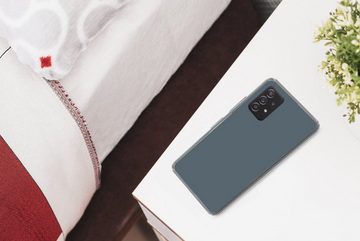 MuchoWow Handyhülle Farben - Blau - Innen, Phone Case, Handyhülle Samsung Galaxy A53, Silikon, Schutzhülle