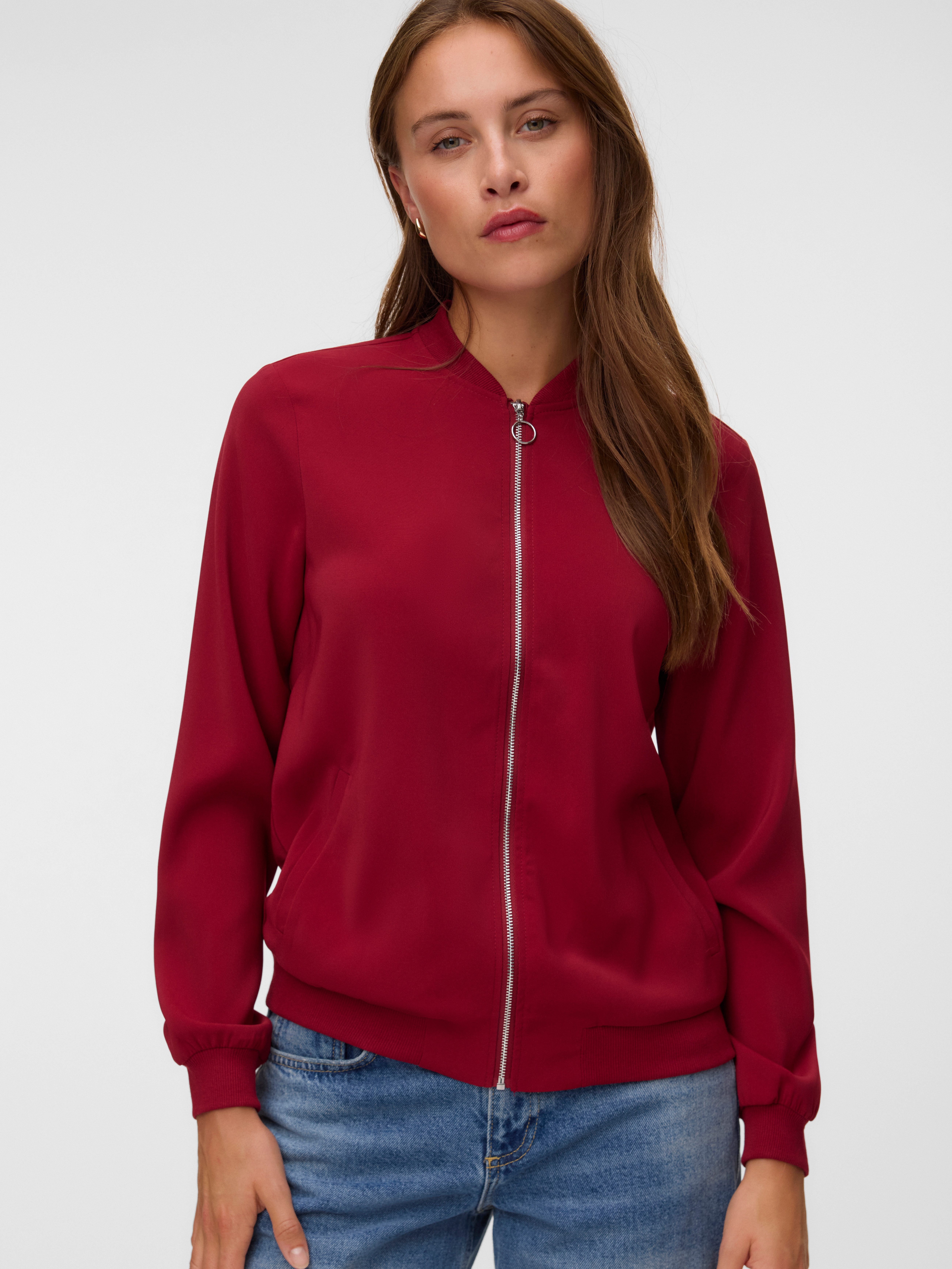 Vero Moda Bomberjacke VMCOCO L/S BOMBER NOOS Materialmix