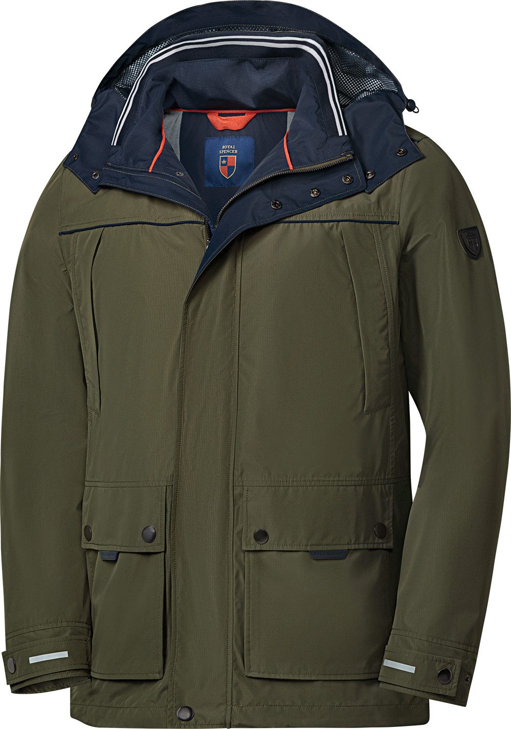 Royal Spencer Funktionsparka Wind- und wasserabweisend (3.000 mm Wassersäul günstig online kaufen