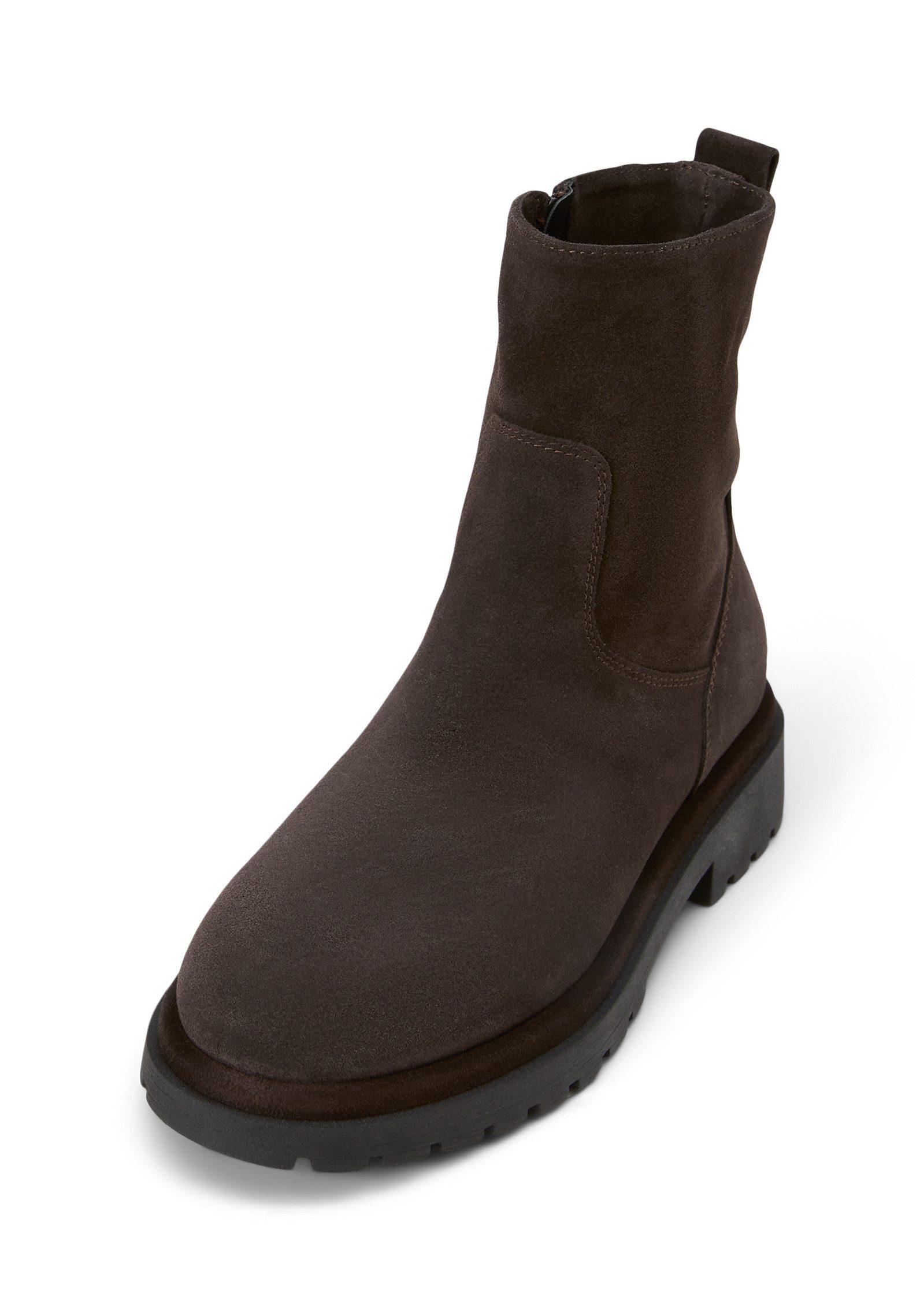 Marc O'Polo aus weichem Veloursleder Stiefelette