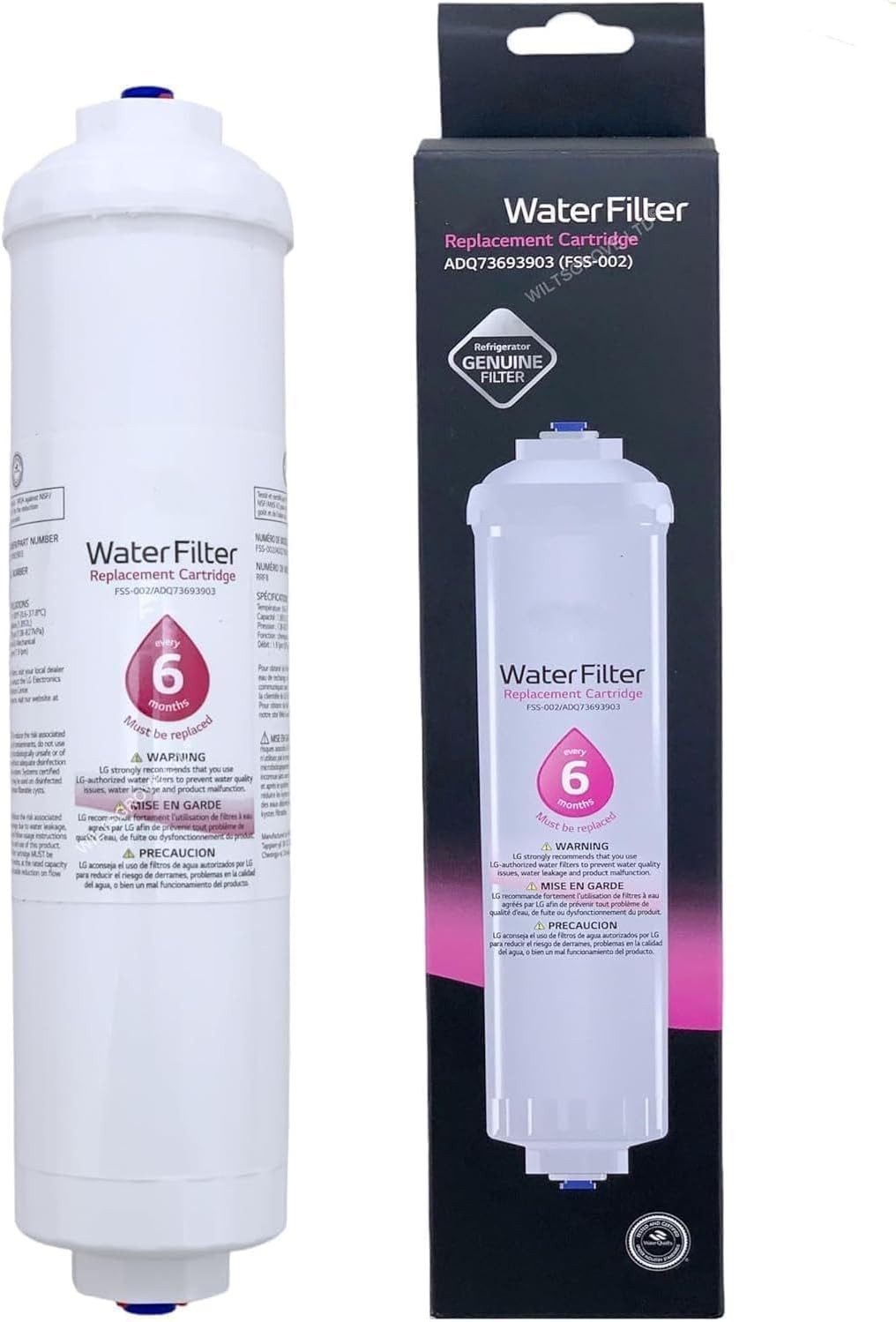 LG Wasserfilter LG Original Kühlschrank-Wasserfilter ADQ73693903/ADQ736939, Zubehör für Passend für LG Kühlschränke, passend für LG Kühlschränke