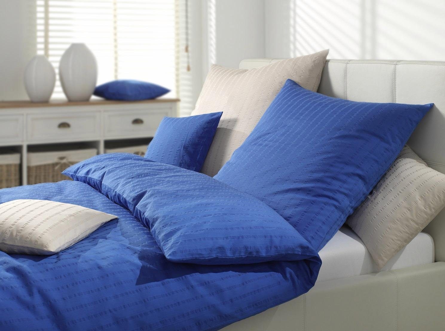 Elegante Bettwäsche Chelsea, Seersucker, 2 teilig, günstig online kaufen