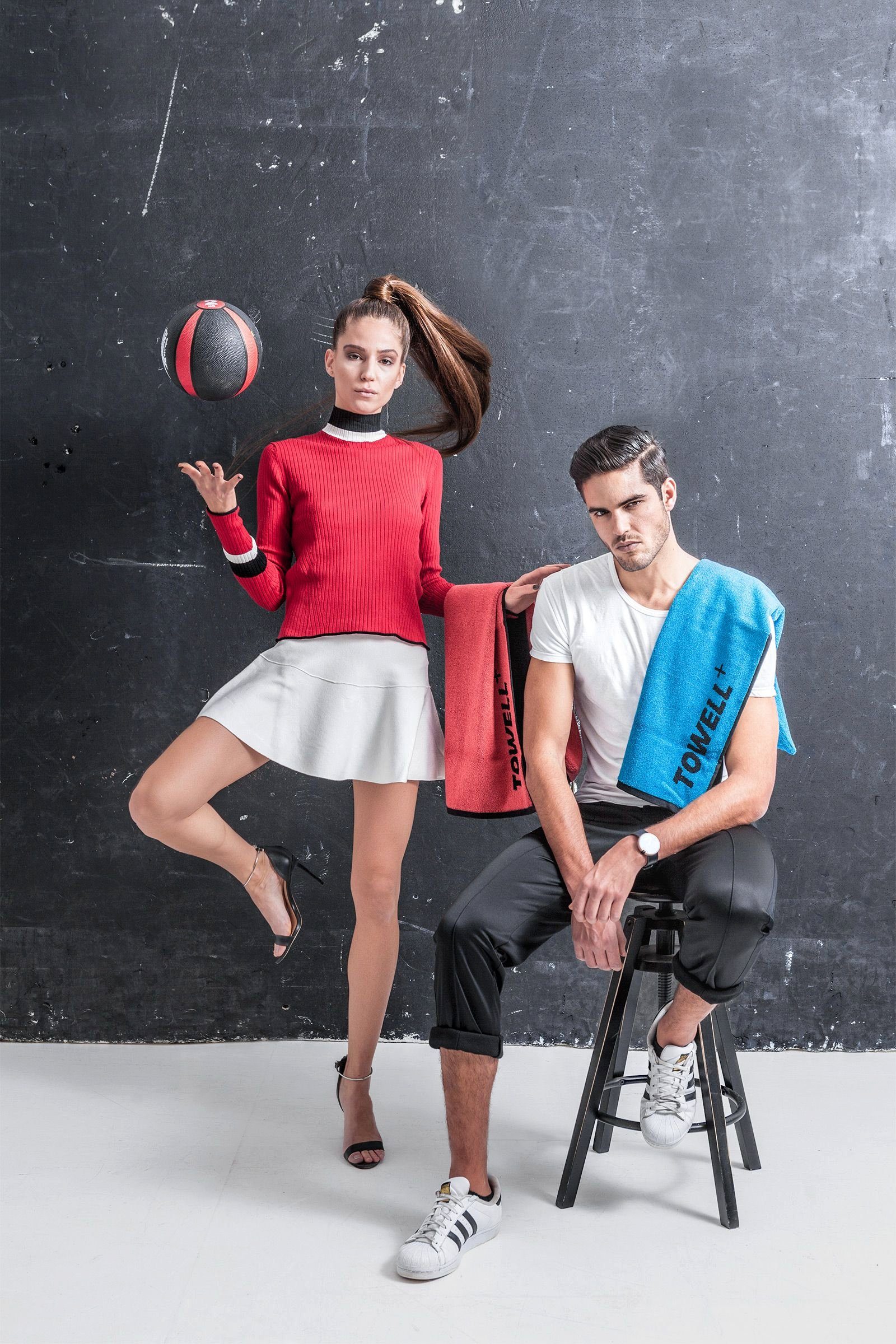 Stryve Sporthandtuch Towell +Handtuch Anthrazit-Grau Fitnesshandtuch