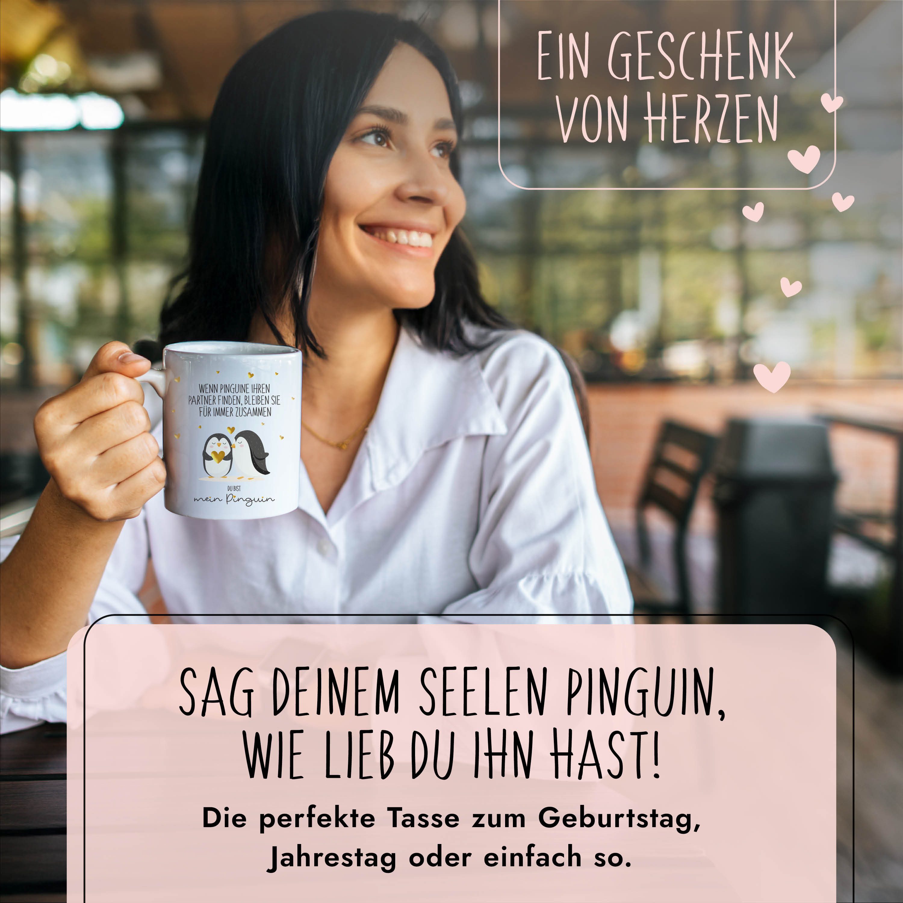 Amari Tasse AMARI® Pinguin Tasse Nr.24 – „Du bist mein Pinguin“