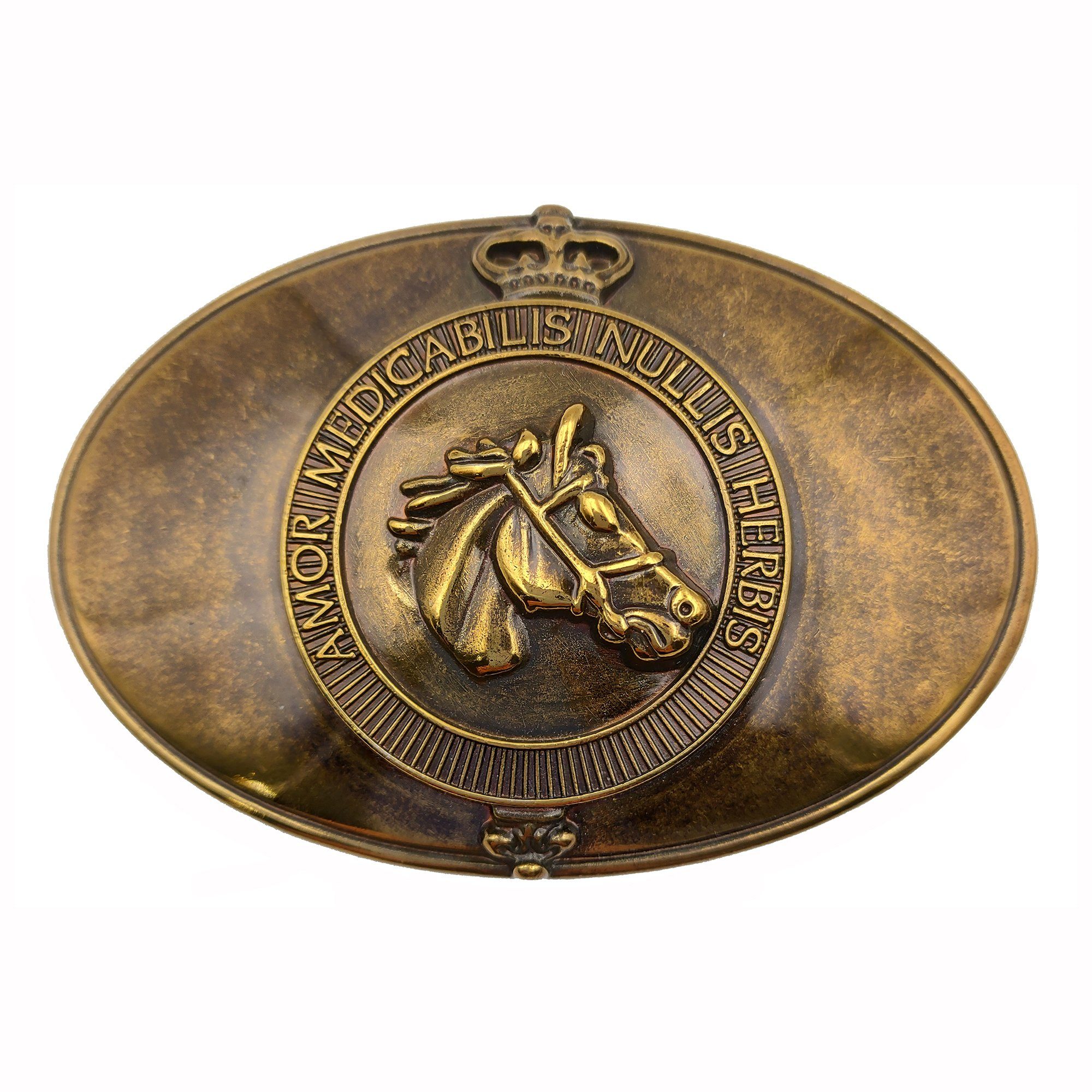 Cassandra Accessoires Gürtelschnalle Wechselschnalle Gürtelschließe Buckle "Pferd" im außergewöhnlichen Design - 40mm