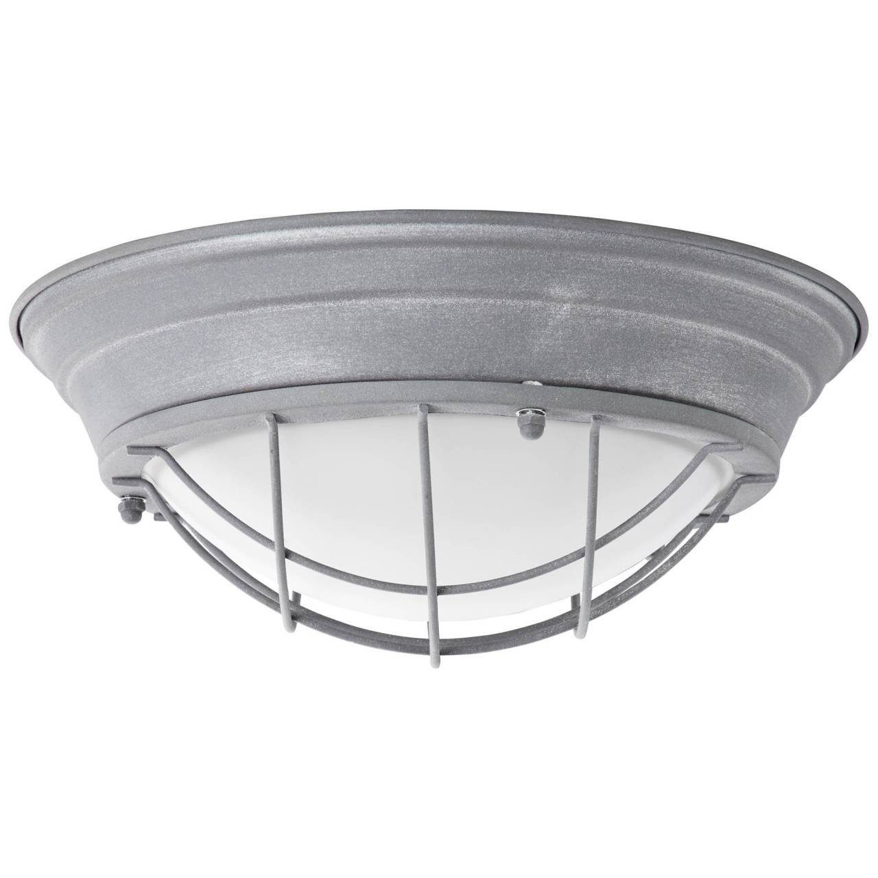 Brilliant Deckenleuchte Typhoon, Lampe Typhoon Deckenleuchte 2x Wand- E Beton/weiß 34cm A60, grau und