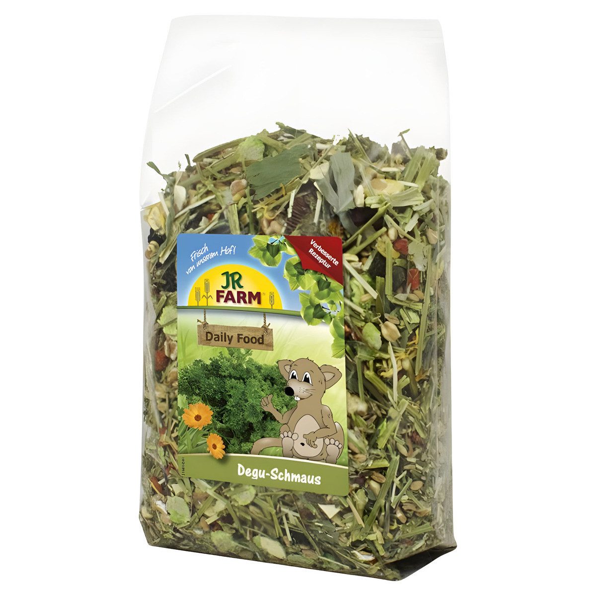 JR Farm Degu-Schmaus 1,6 kg - 4 Stück, Trockenfutter für: Kleintier